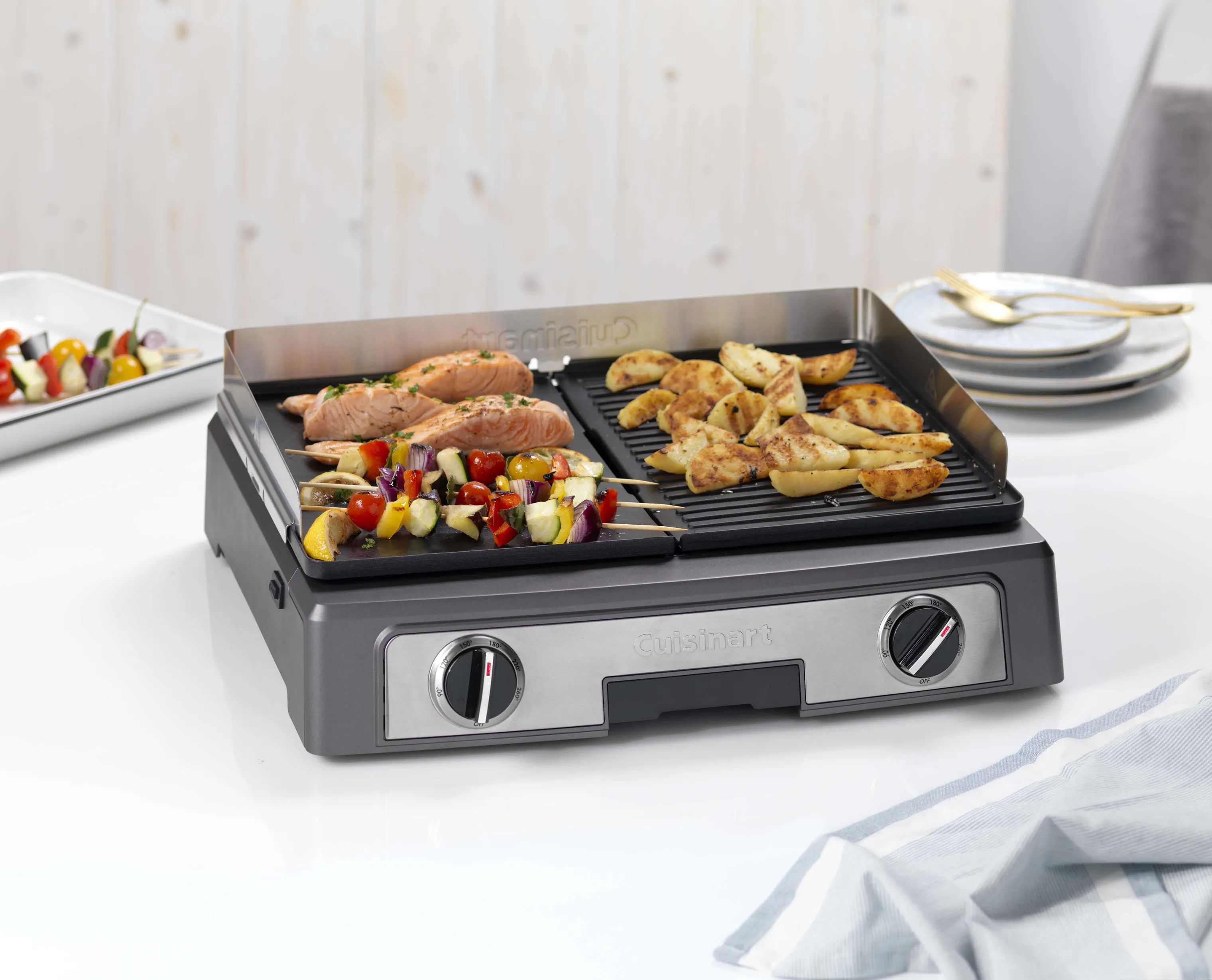 Cuisinart plancha grill Core Collection Plancha Elite Bordgrill PL50E i Grå, 2