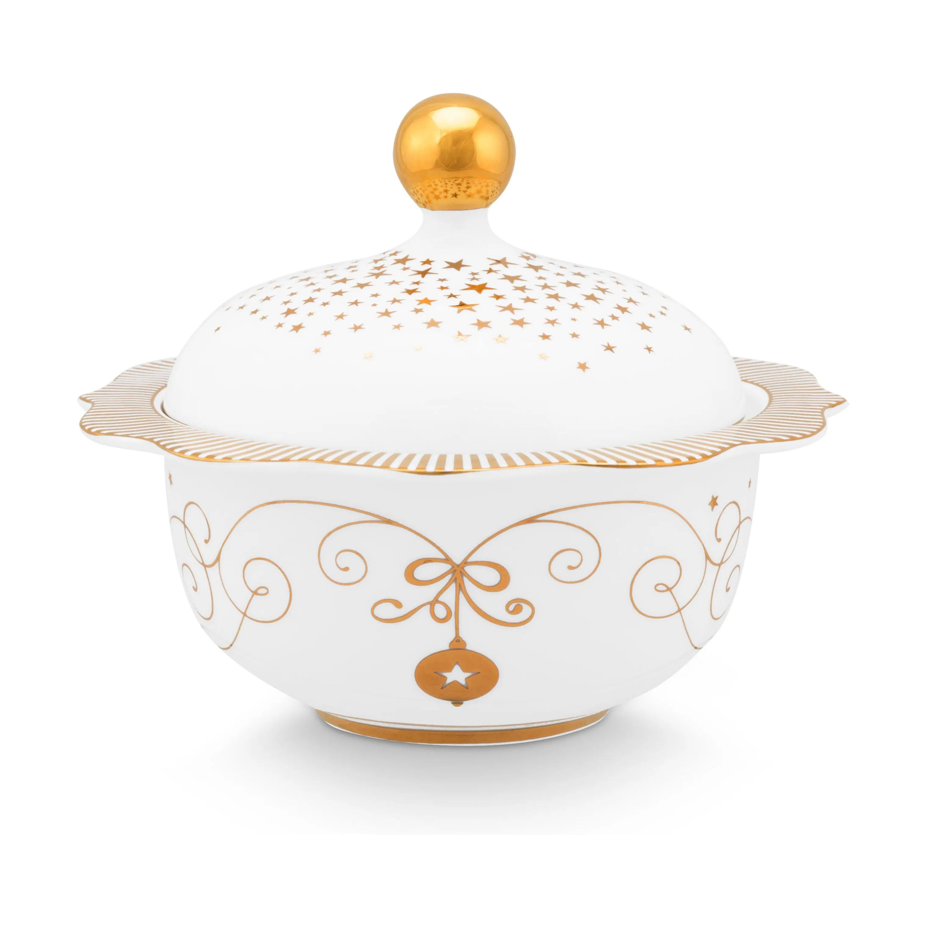 PIP Studio Sukkerskåle Royal Winter White Royal Winter Sukkerskål i Hvid, 1