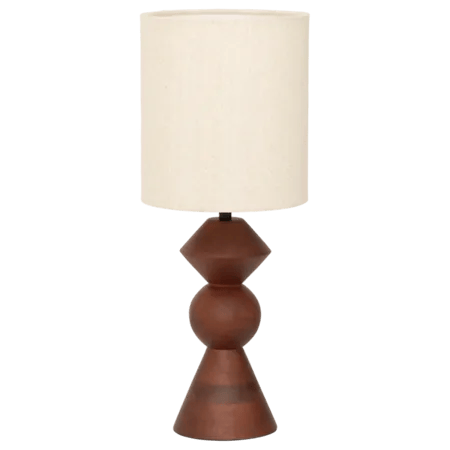 Urban Nature Culture Bordlamper Tre Bordlampe i Walnut, 1