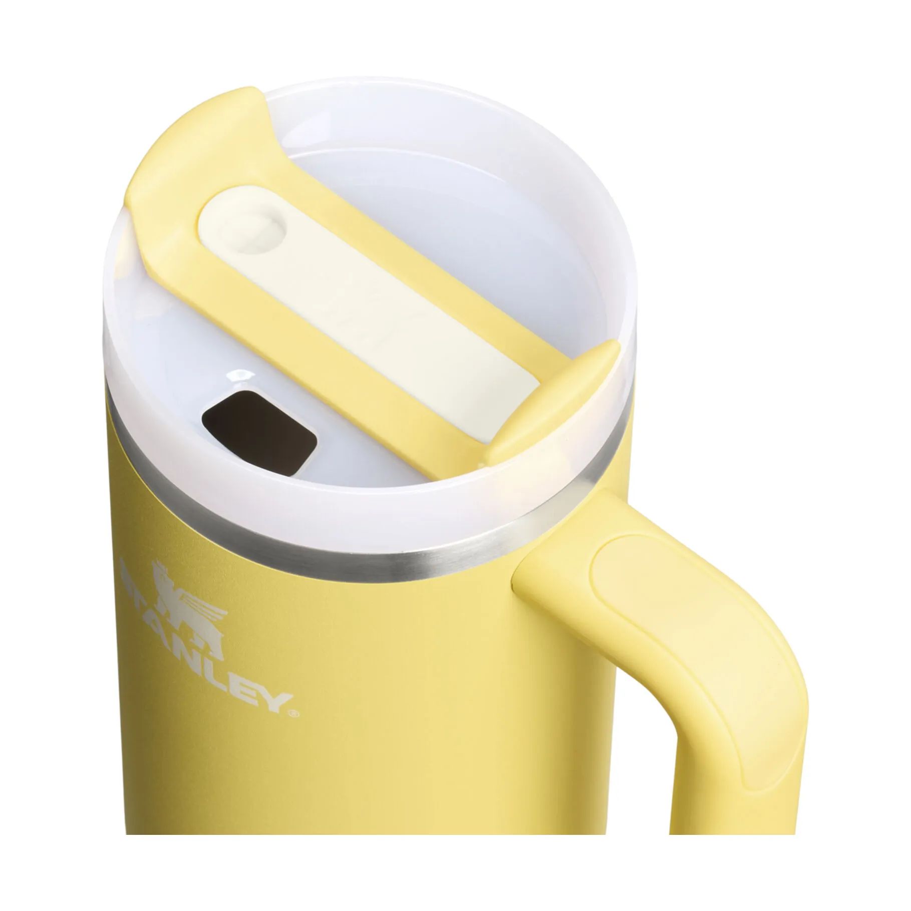 Stanley To go kopper The Quencher H2.0 Flowstate Tumbler i Gul, 1.18 L, 3