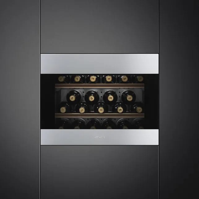 Smeg Vinkølere Classic Vinskab CVI321X3 i Stål, 2