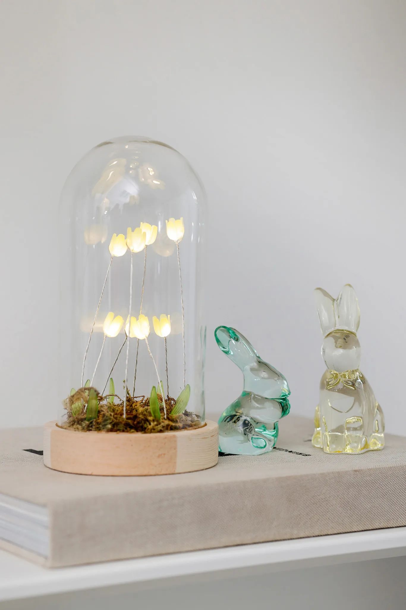 CASA Living Øvrigt interiør Dome med LED tulipaner i Lysegul, 2