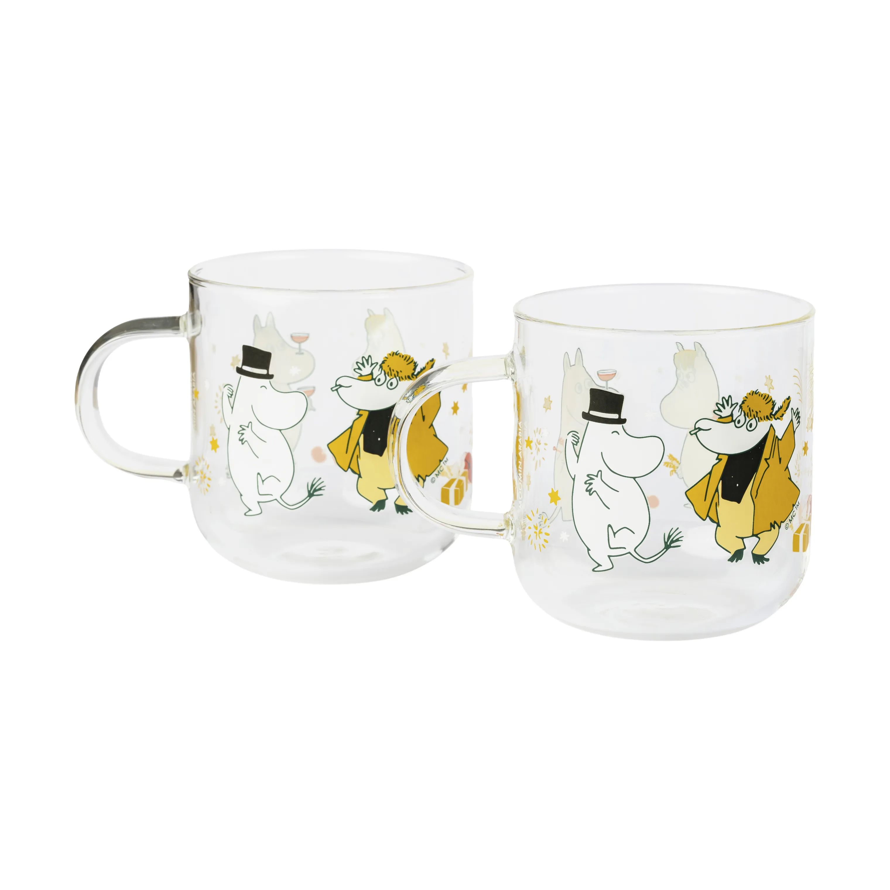 Moomin Arabia Vandglas Gift of Love Glas - 2 stk. i Klar, 2