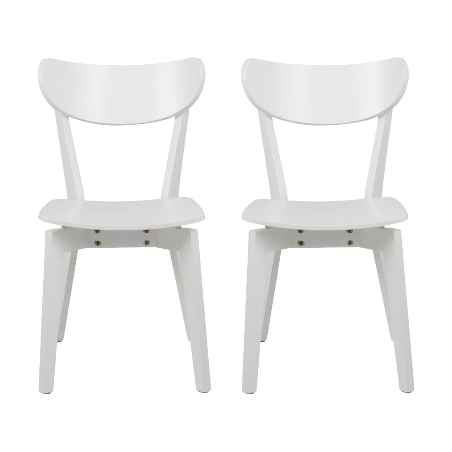 CASA Living Spisebordsstole Roxby Spisebordsstol - 2 stk. i Hvid, 1