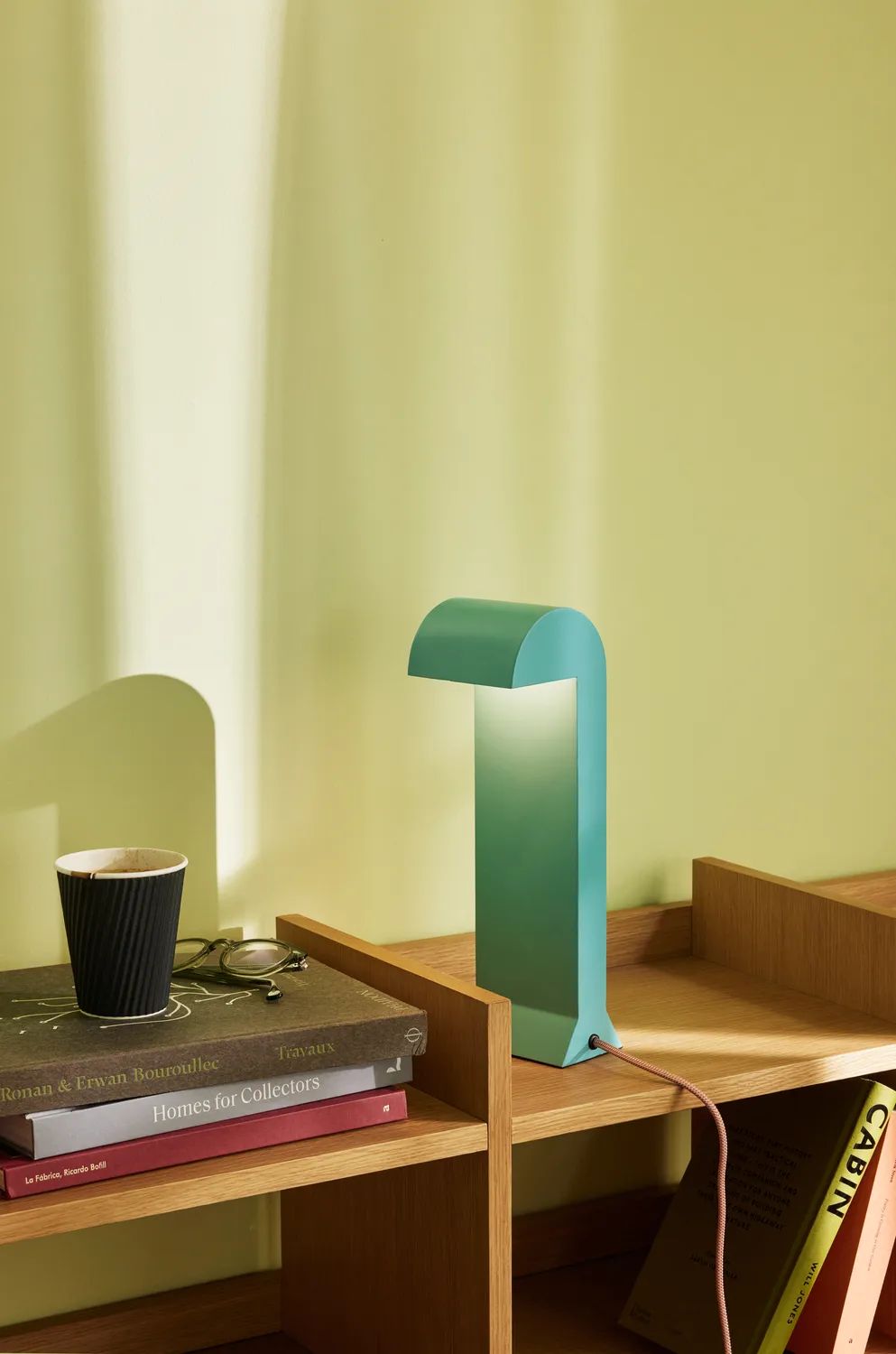 Hübsch Bordlamper Soothe Bordlampe i Blå, 3