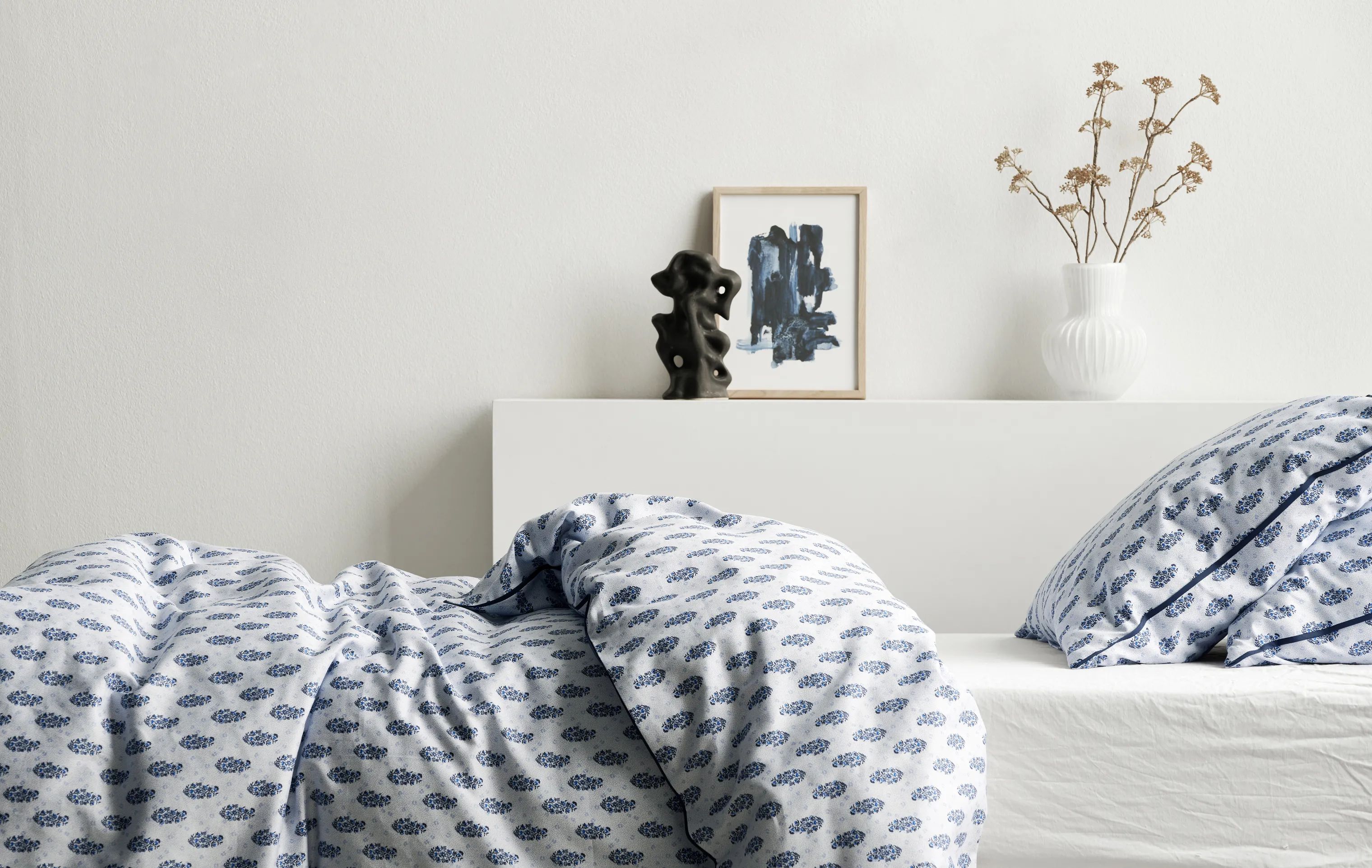 Södahl Sengetøj Organic Boheme Sengetøj i Linen blue, B140 x L200 cm, 2
