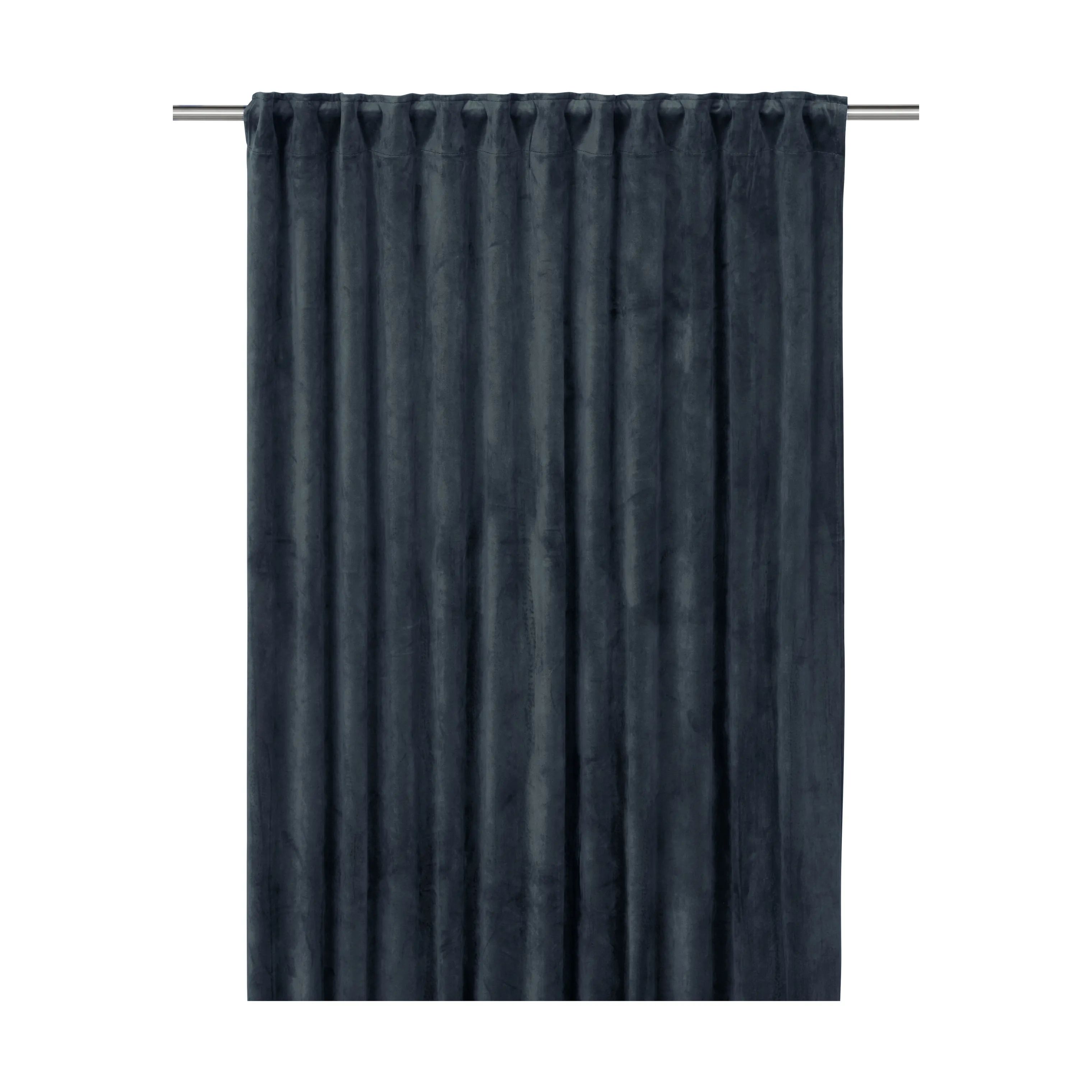 Svanefors Gardiner og gardinstænger Estelle Estrelle Gardin - 2 stk. i mørkeblå, H280 x B135 cm, 1
