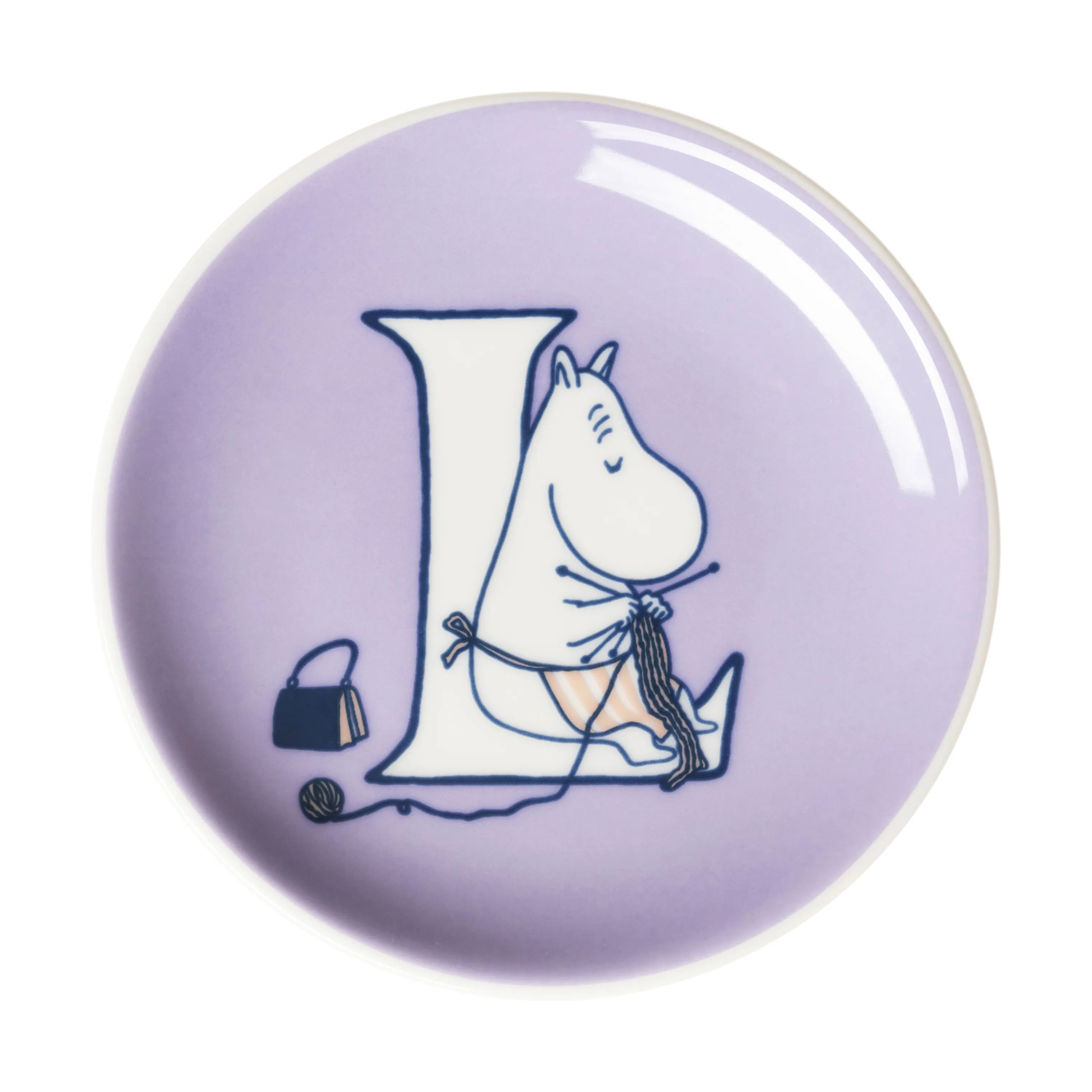 Moomin Arabia Kagetallerkener Arabia Service ABC Tallerken - L i l, 1