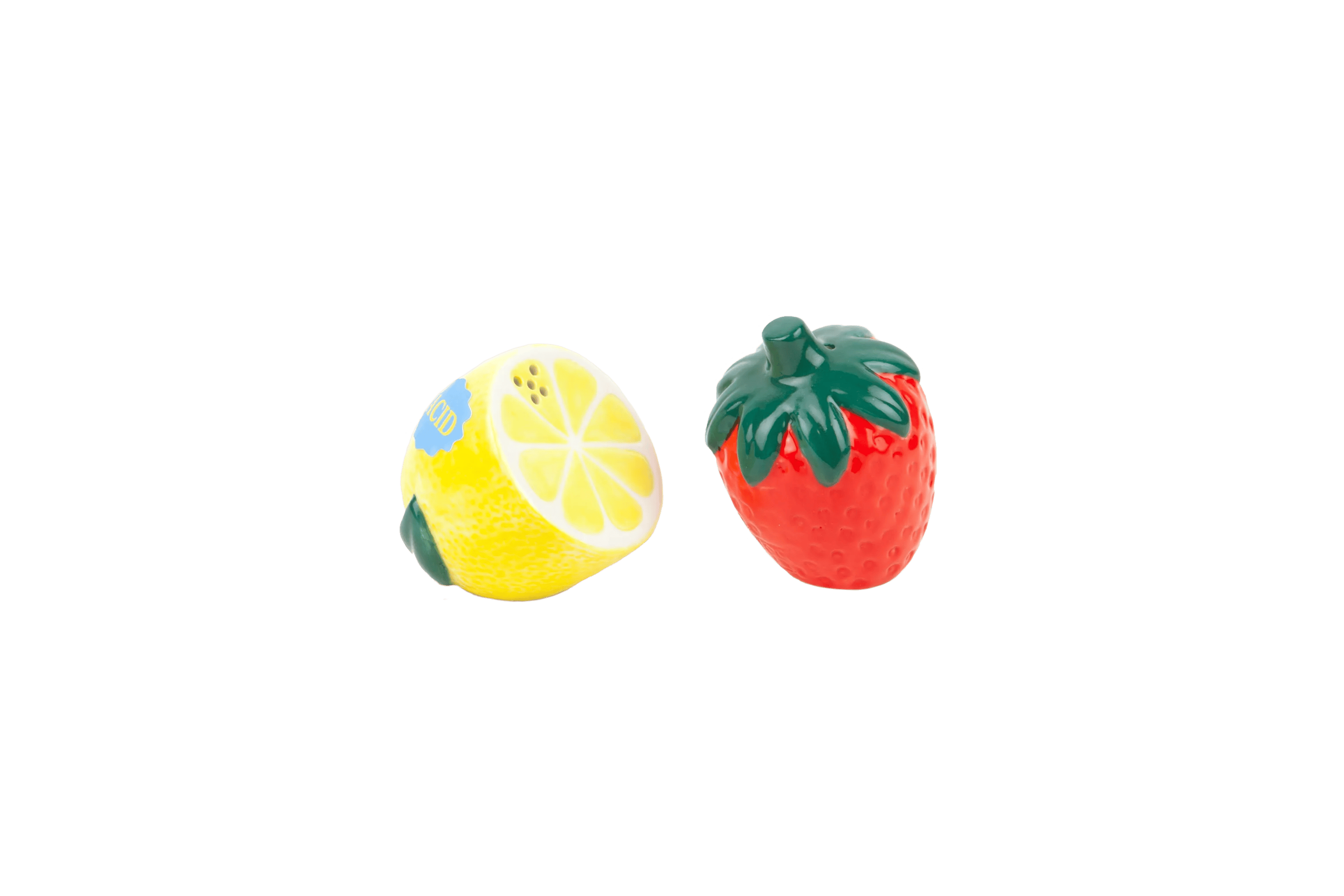 DOIY Strøsæt Strøsæt - 2 dele i Jordbær/citron, 1