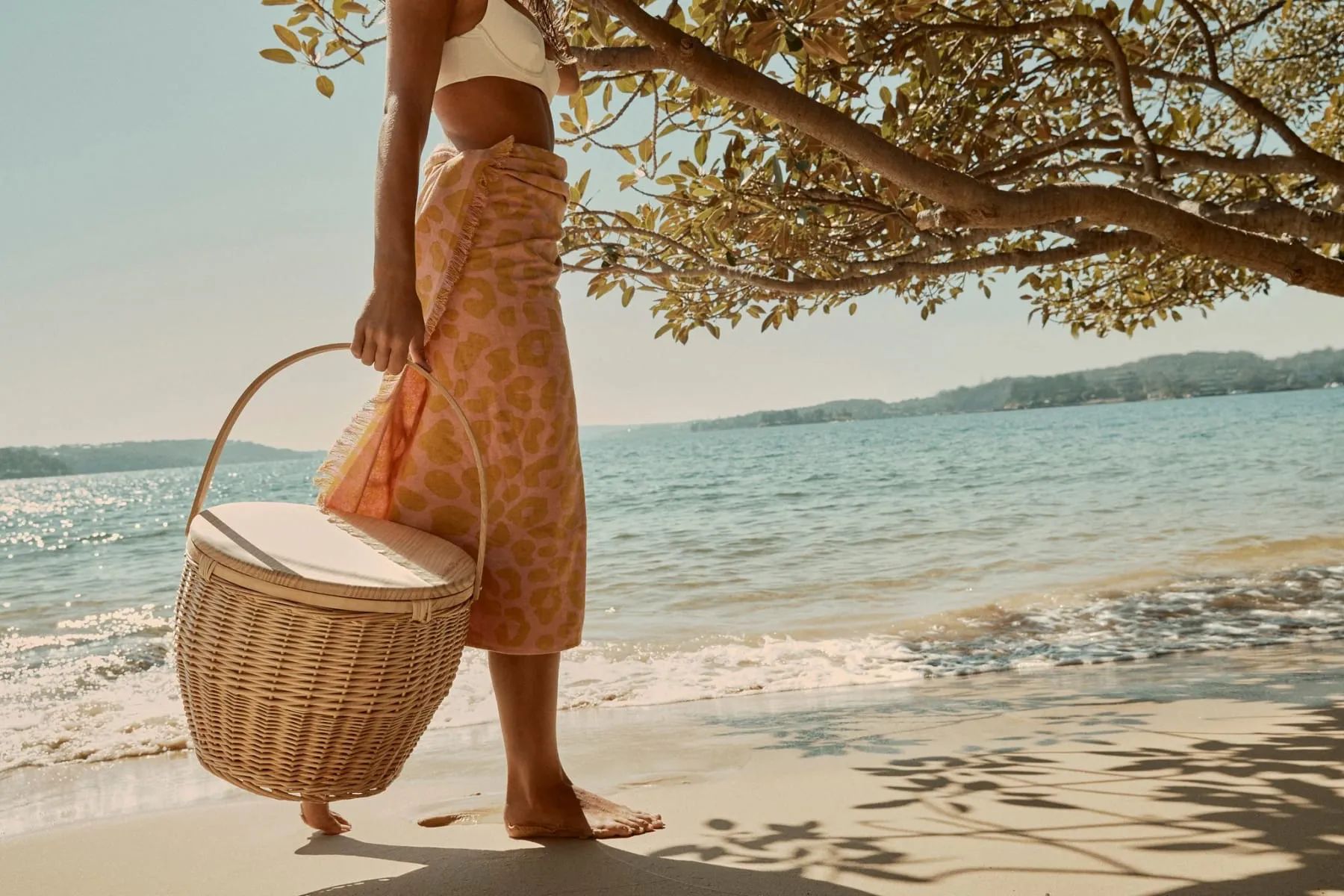 Sunnylife Håndklæder Tyrkisk Badehåndklæde i Peachy Pink, 2