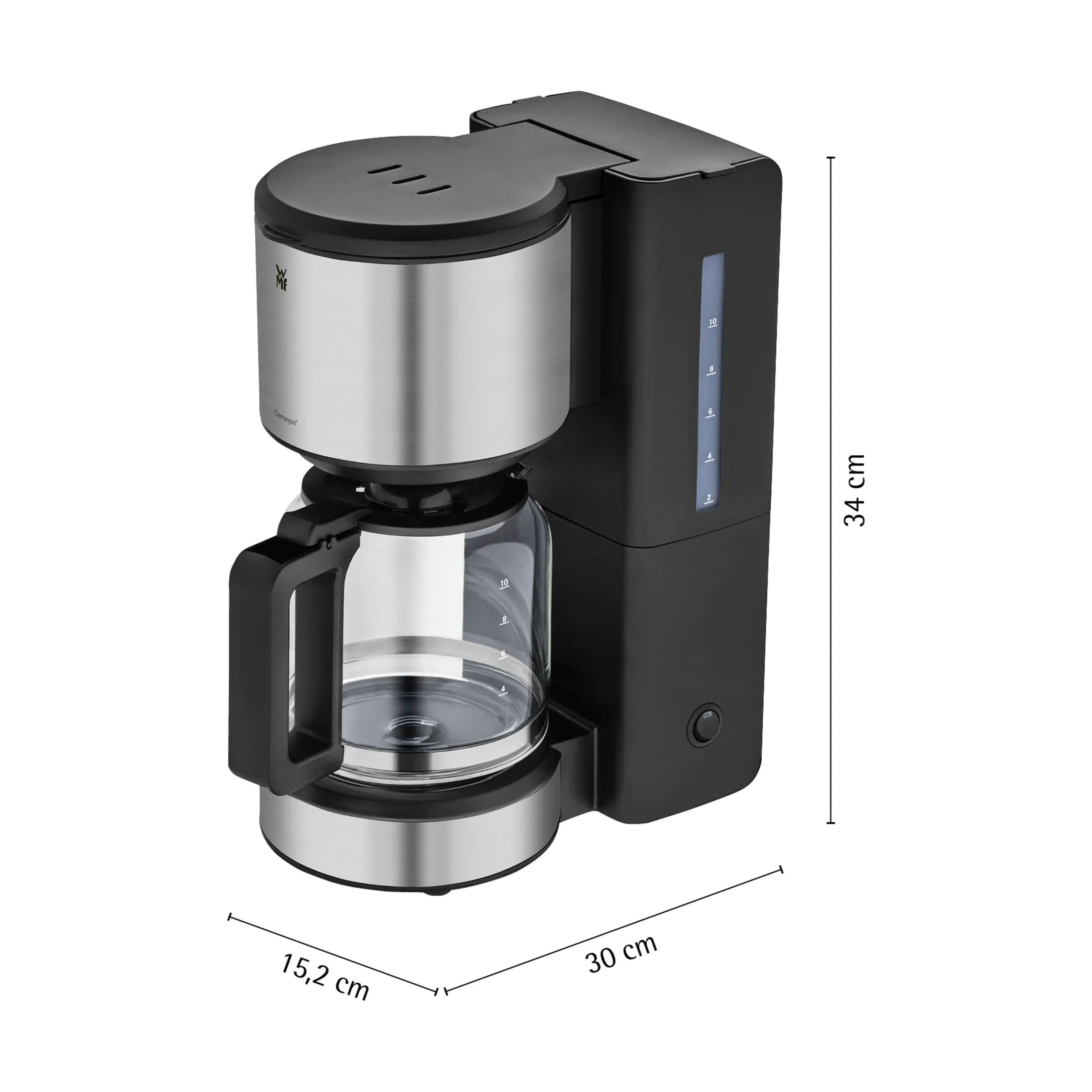 WMF Kaffemaskiner Stelio Kaffemaskine i Sølvfarvet, 8
