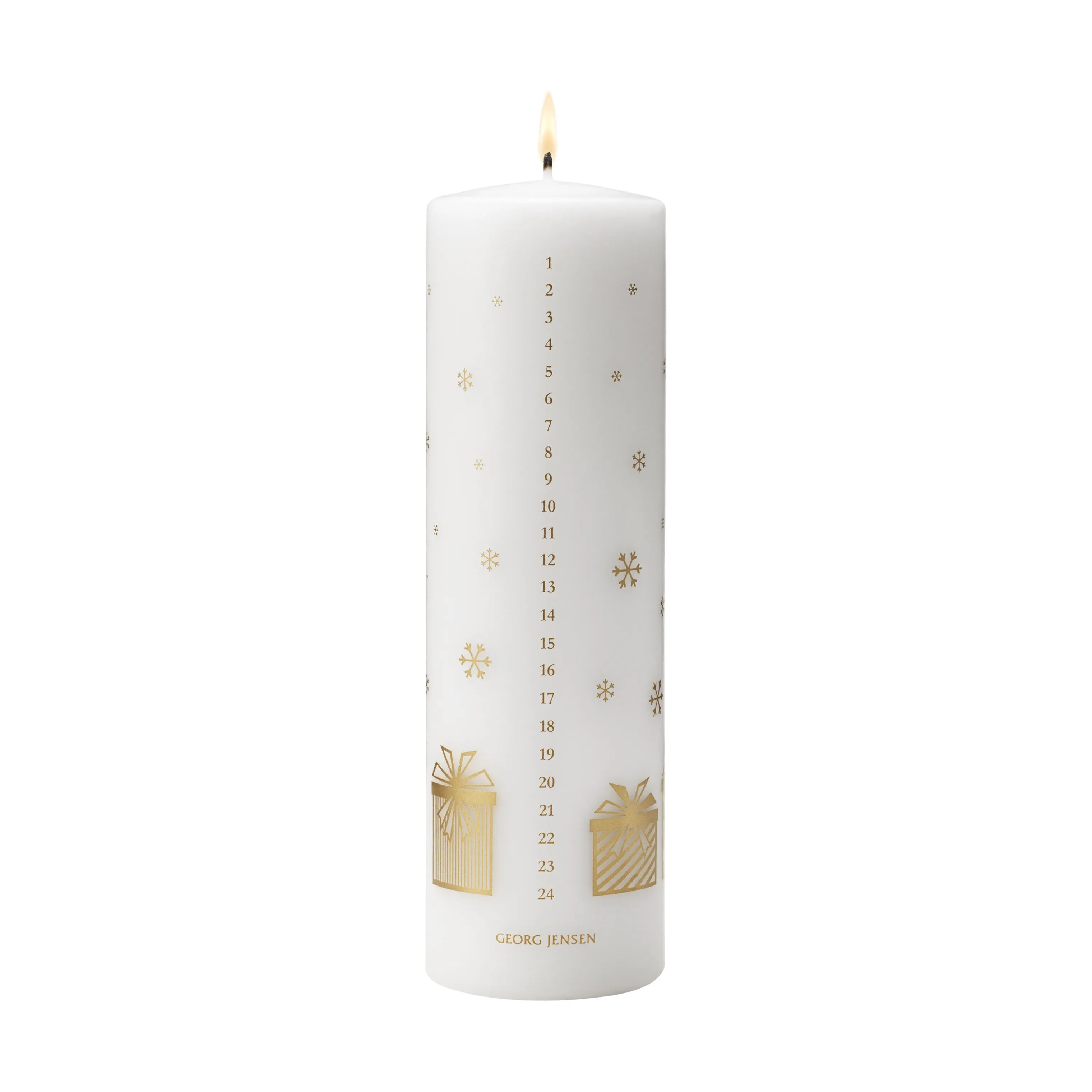 Georg Jensen Kalenderlys Christmas Collectibles CC 2025 Kalenderlys i Guld, 1