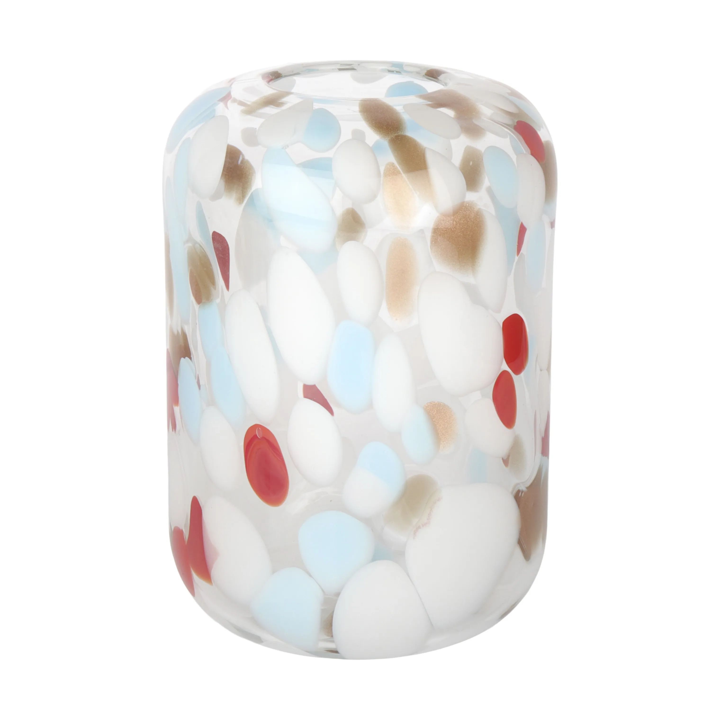 CASA Living Vaser Confetti Vase i rød/blå/guld, 1
