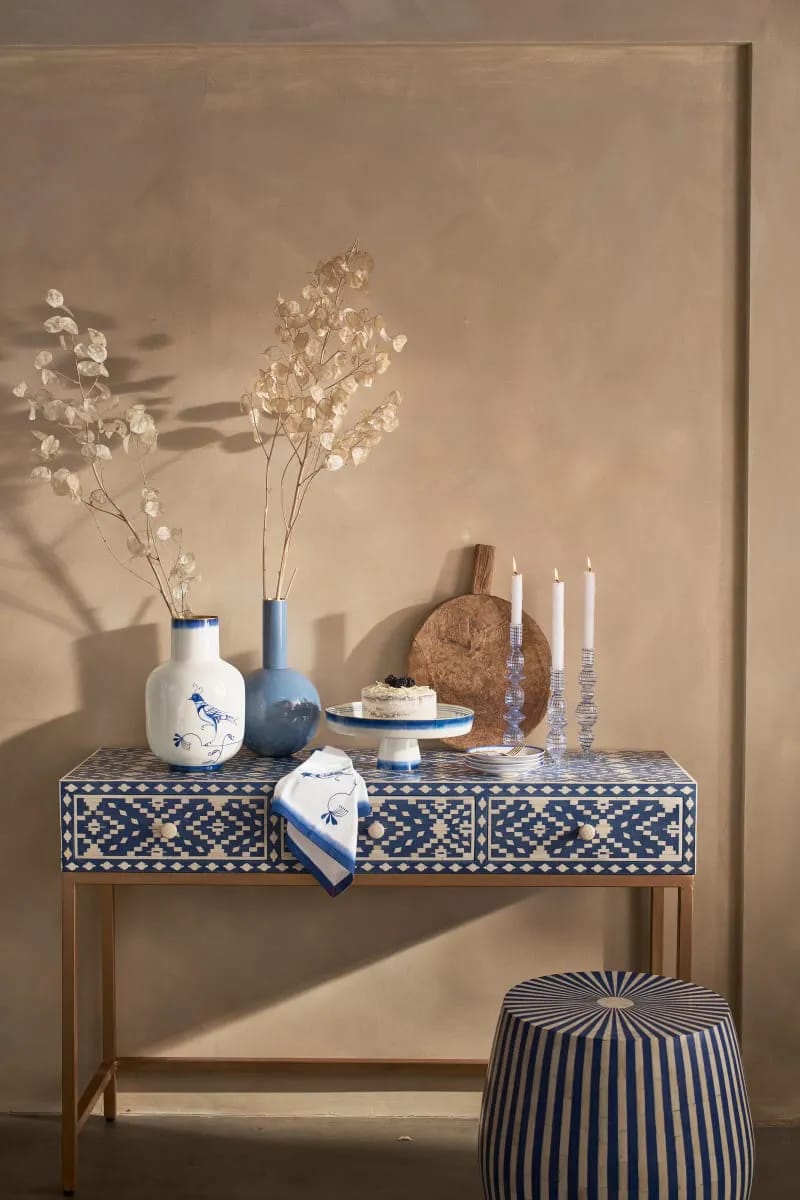 PIP Studio Vaser Blue Bird Vase i Lyseblå, 3