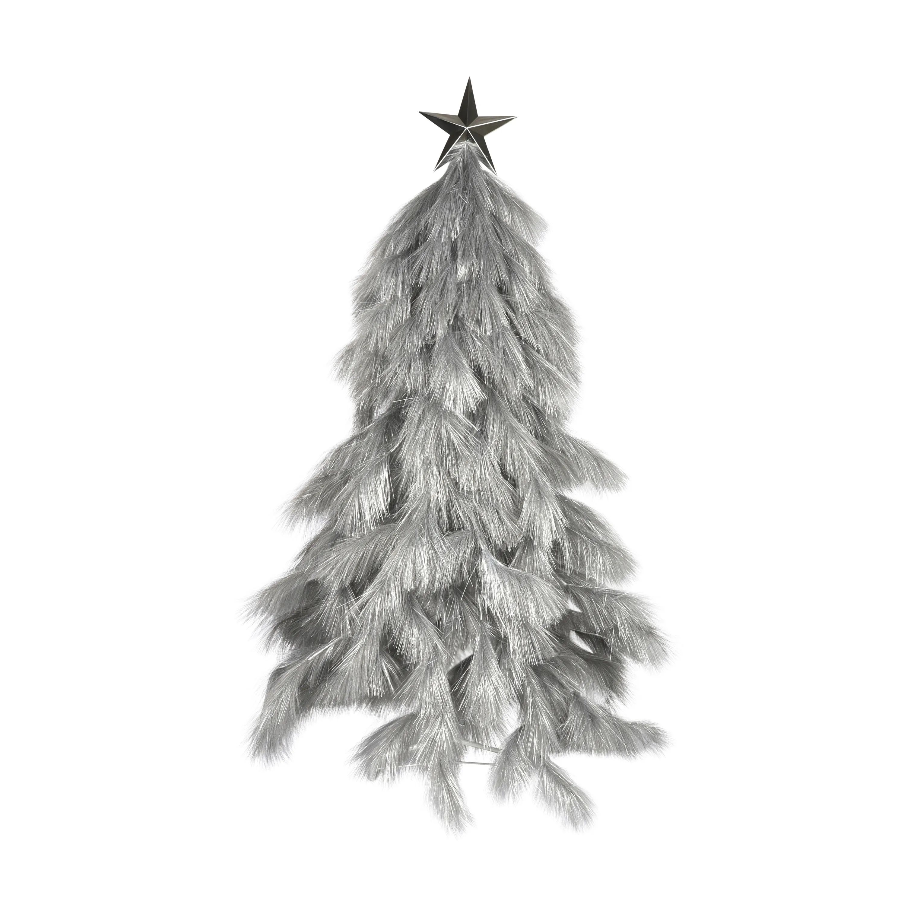 Casa Christmas Juletræer Pampas Juletræ i Lysegrå, H155 x Ø95 cm, 1