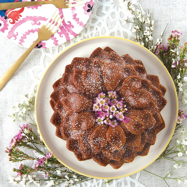 Nordic Ware Øvrige bageforme Blossom Bundt Kageform i Kobberfarvet, 2