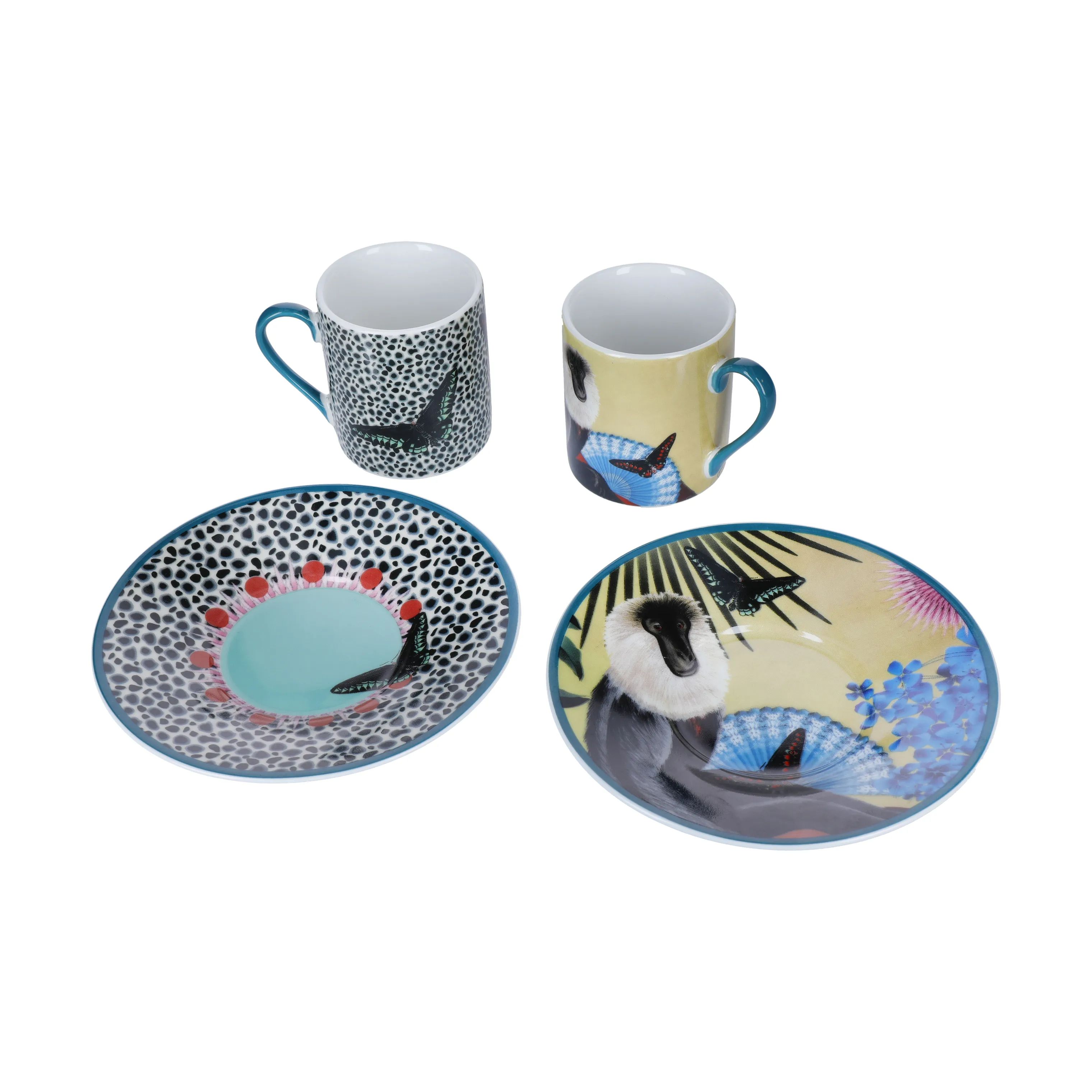 Mikasa Espressokopper Mikasa x Sarah Arnett Espressosæt - 4 dele i Multicolour, 4