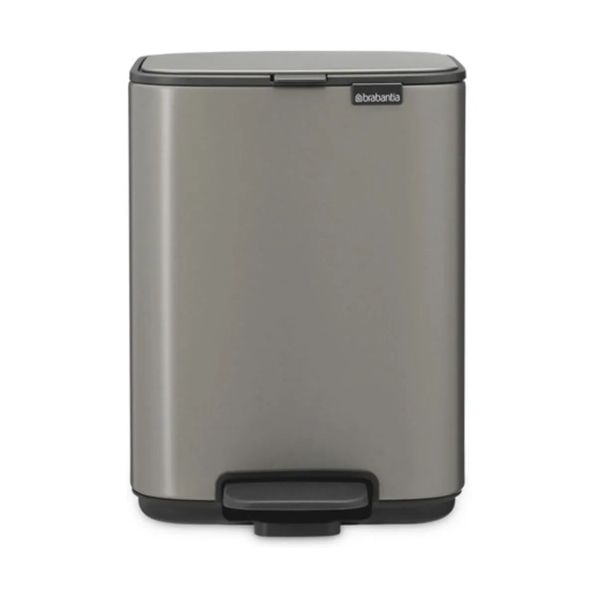 Brabantia Pedalspande Bo Pedalspand i Platinum, 4 L, 1