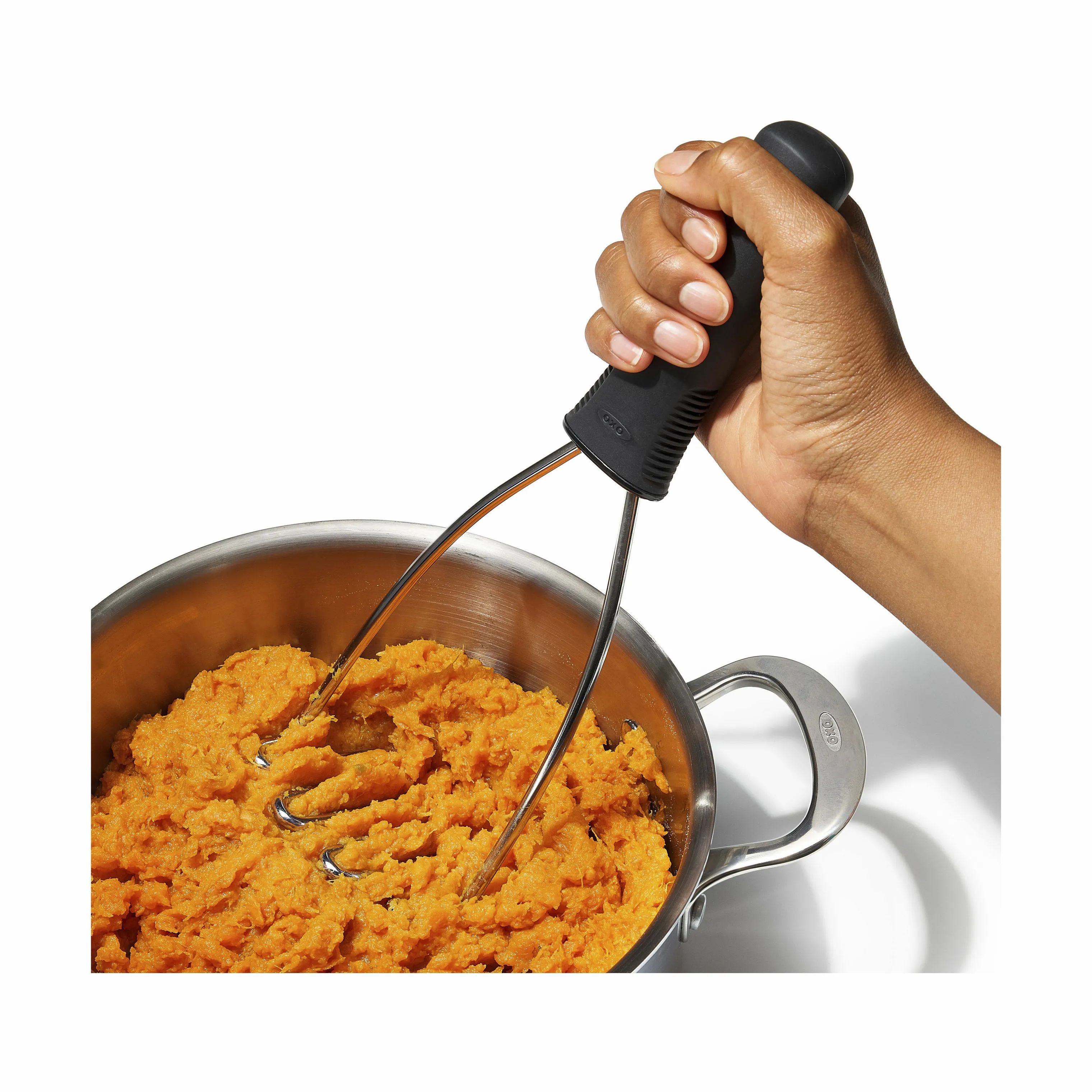 OXO Kartoffelstampere Good Grips Kartoffelstamper i sort;sølv, 4