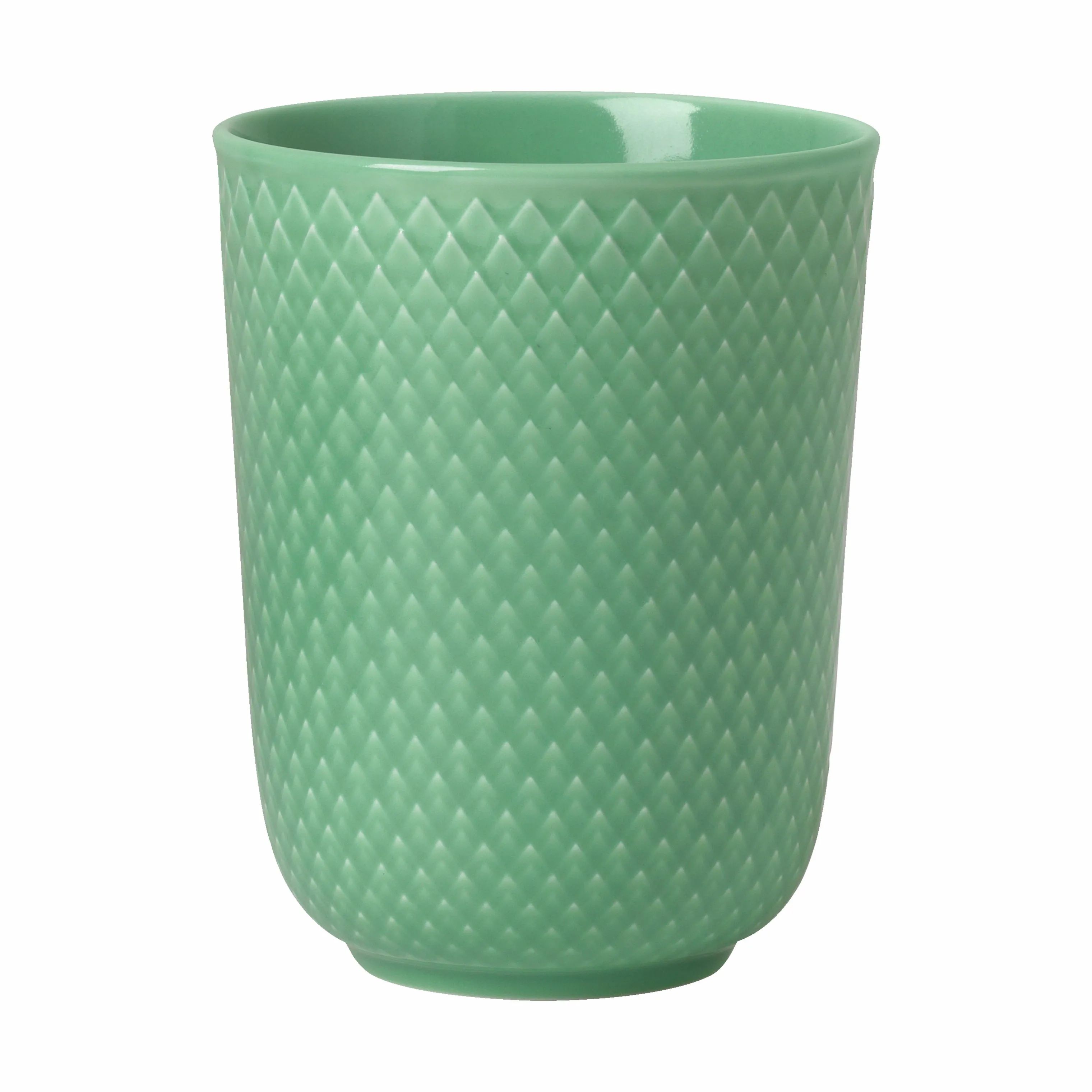 Lyngby Porcelæn Krus og kopper uden hank Rhombe Color Krus i Grøn, 1