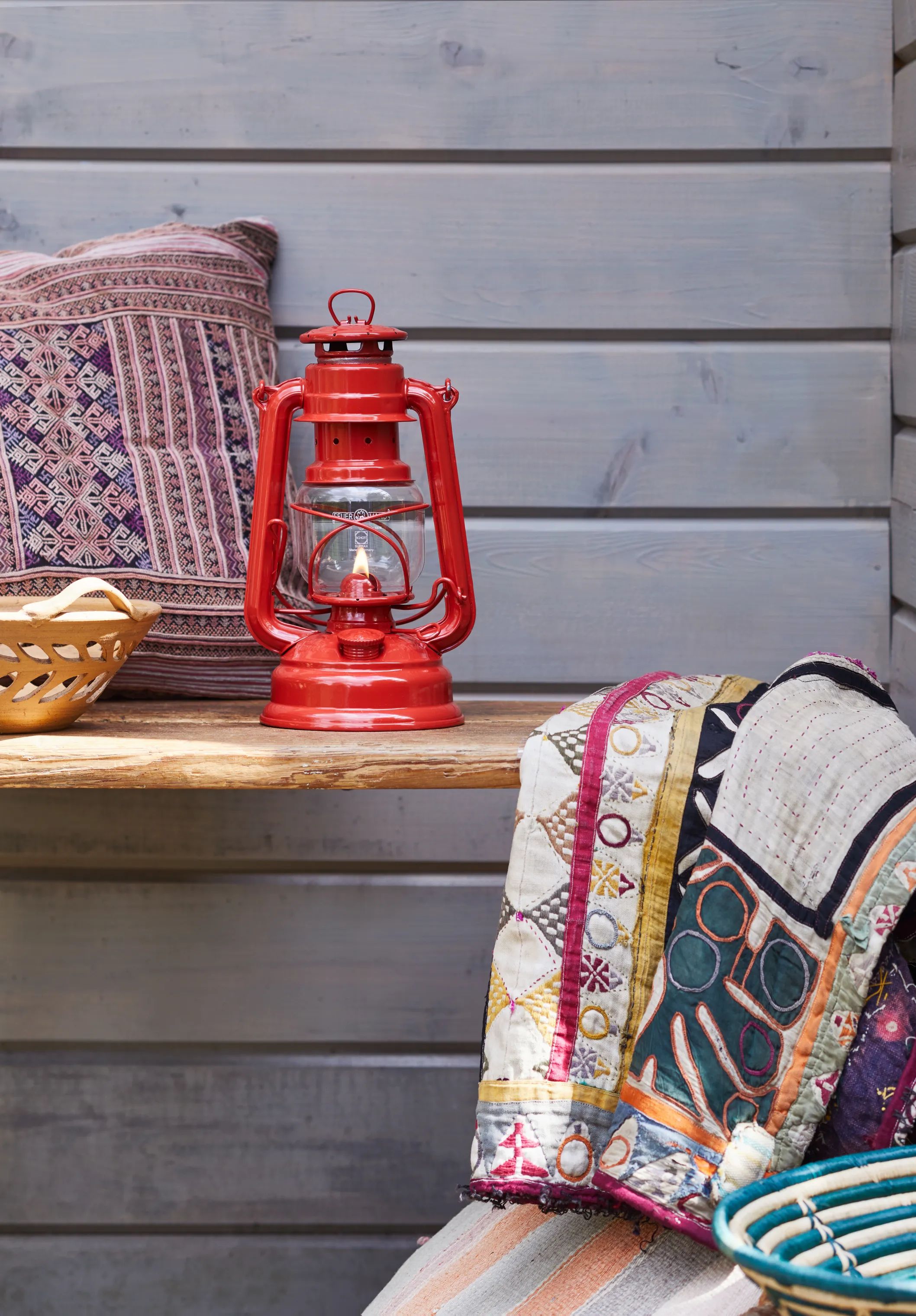 Feuerhand Lanterner Olie Lanterne i Ruby red, 2