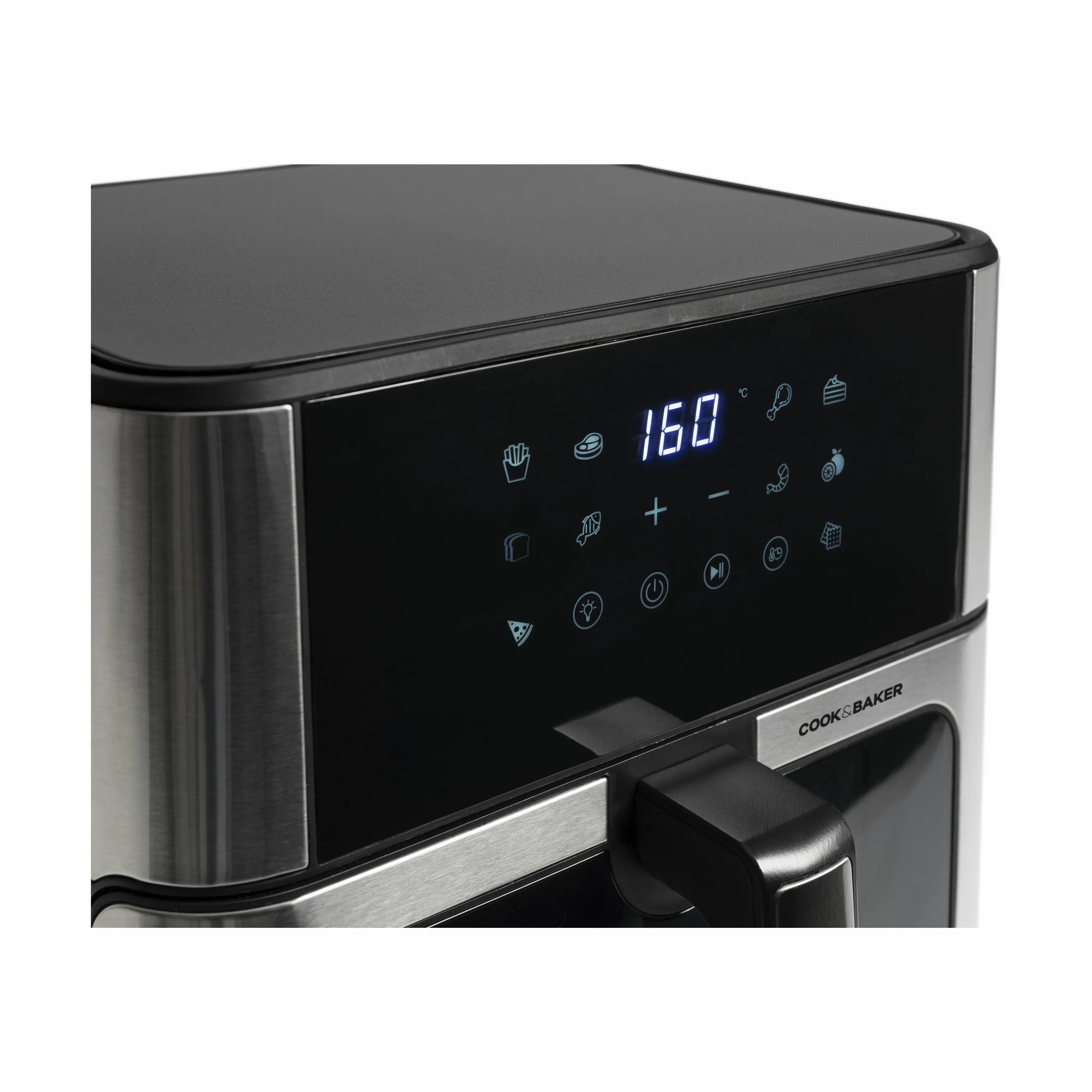 Cook & Baker Airfryers Airfryer i Stål, 6