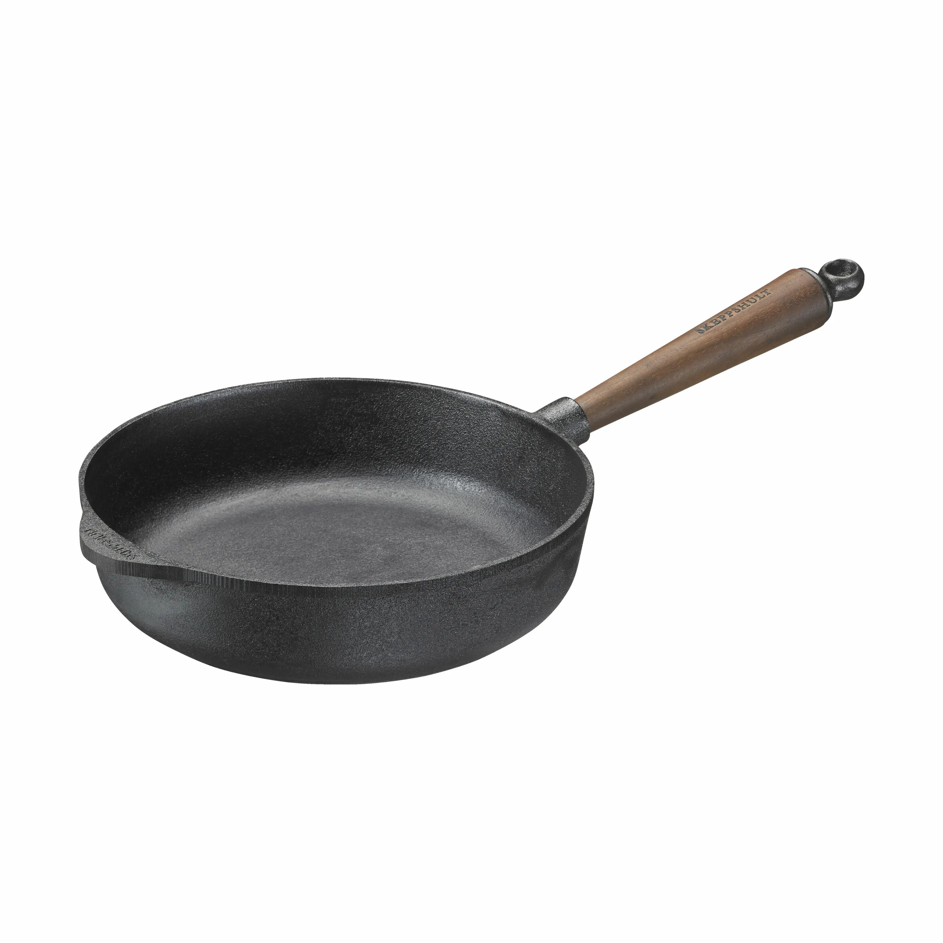 Skeppshult Stegepander Walnut Stegepande i Sort/Træ, 25 cm, 2