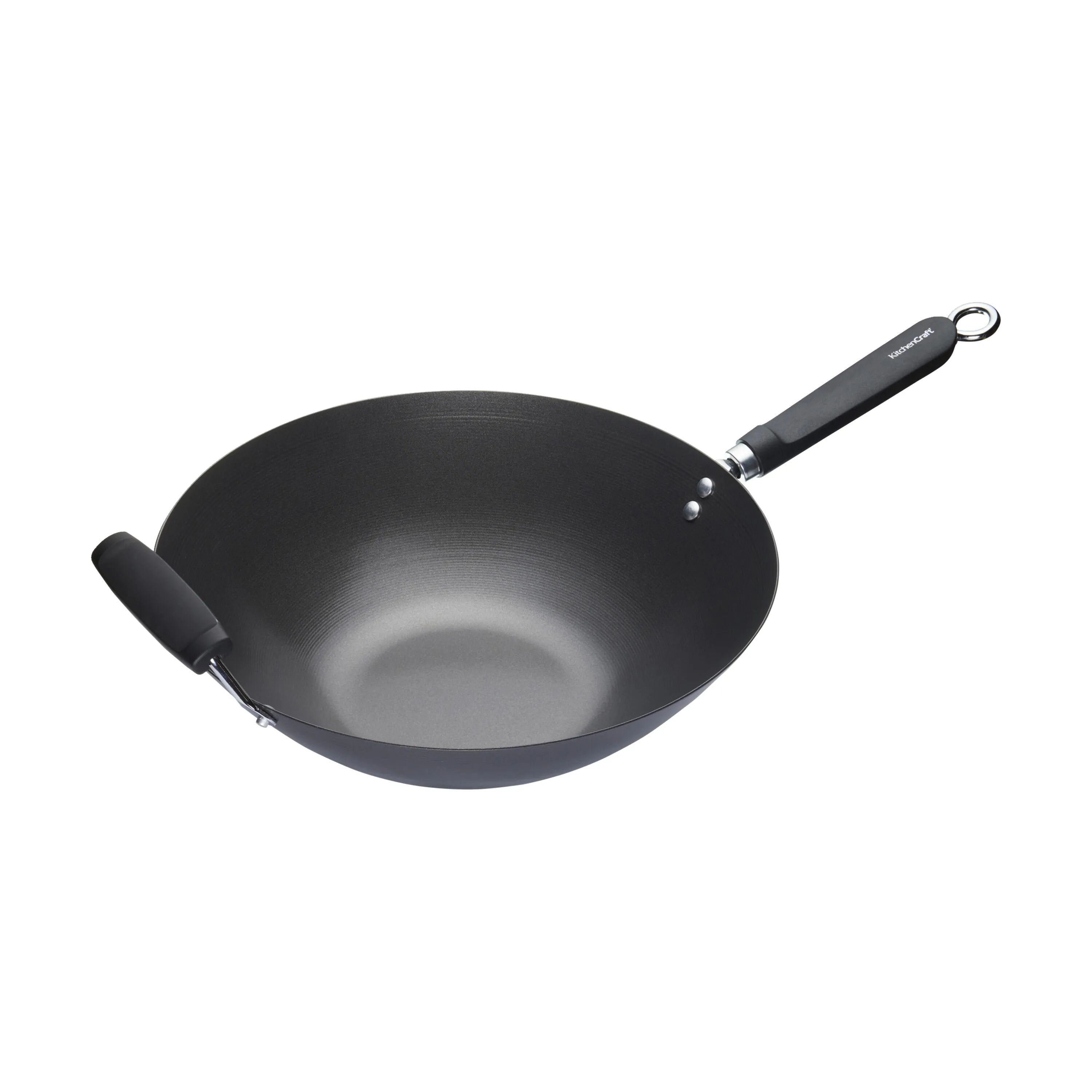 KitchenCraft Wokpander World of Flavours Wok i Sort, 1