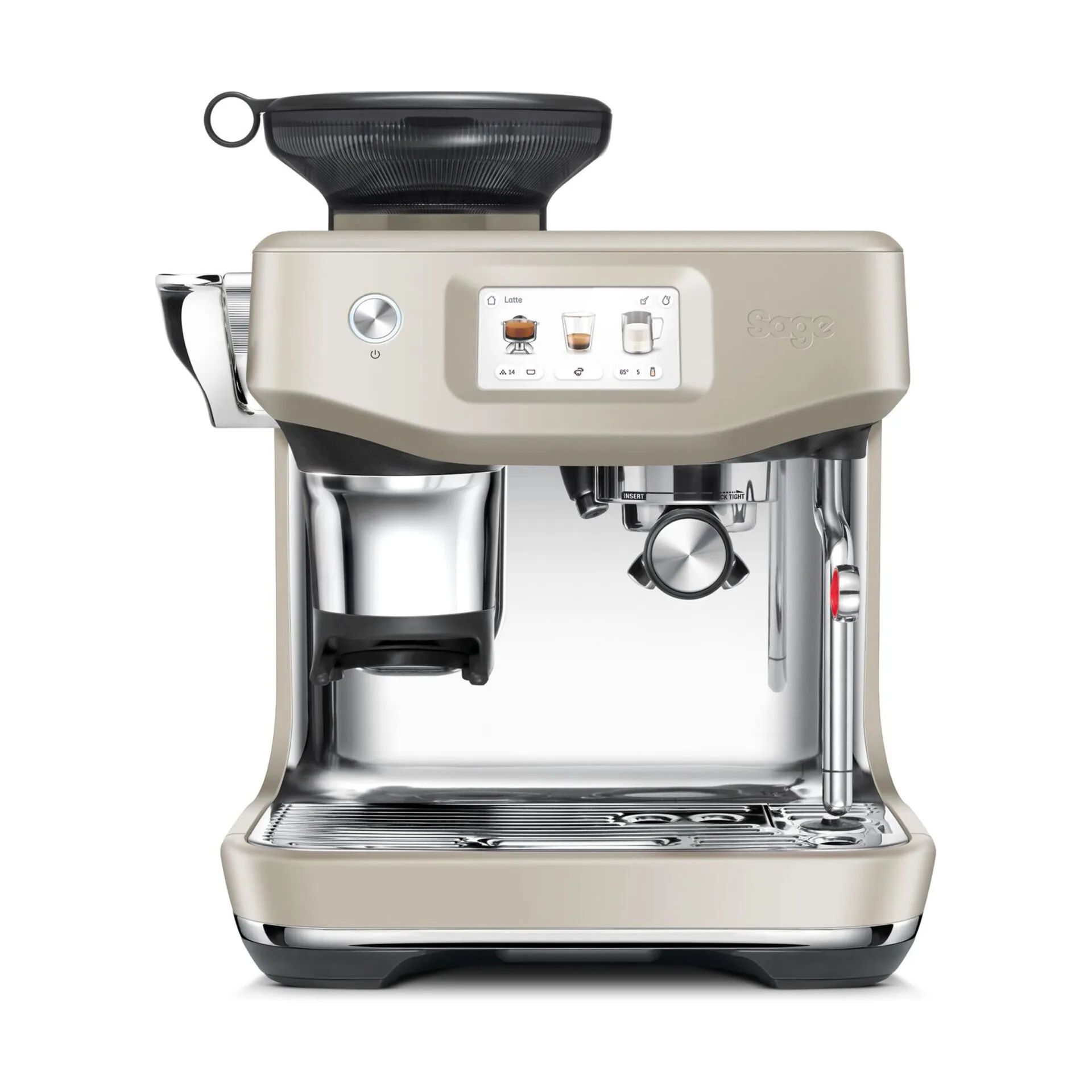 Sage Espressomaskiner Barista Touch™ Impress Espressomaskine SES 882 ALM i Almond Nougat, 4