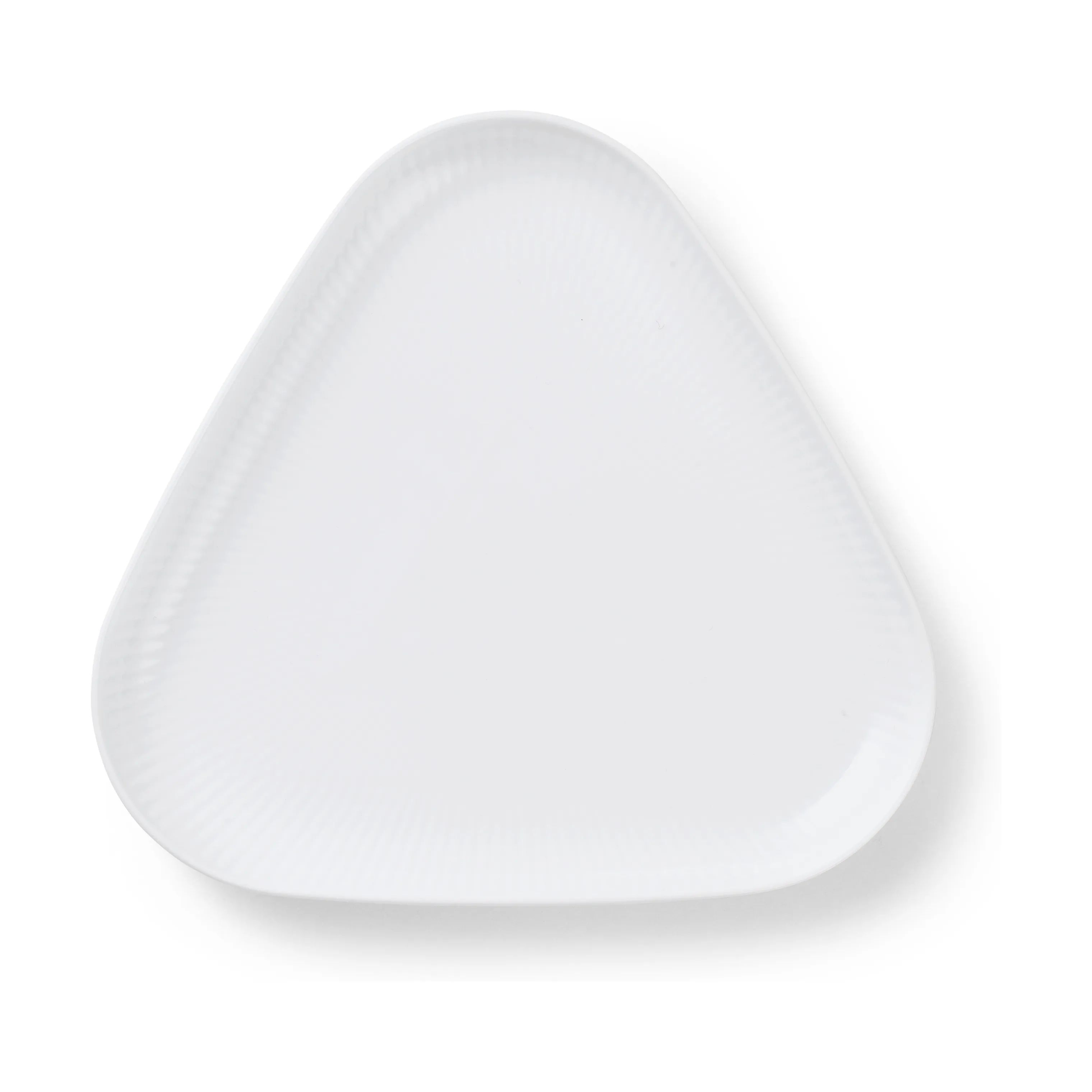 Royal Copenhagen Serveringsfade Hvid Riflet Fad i Hvid, 1