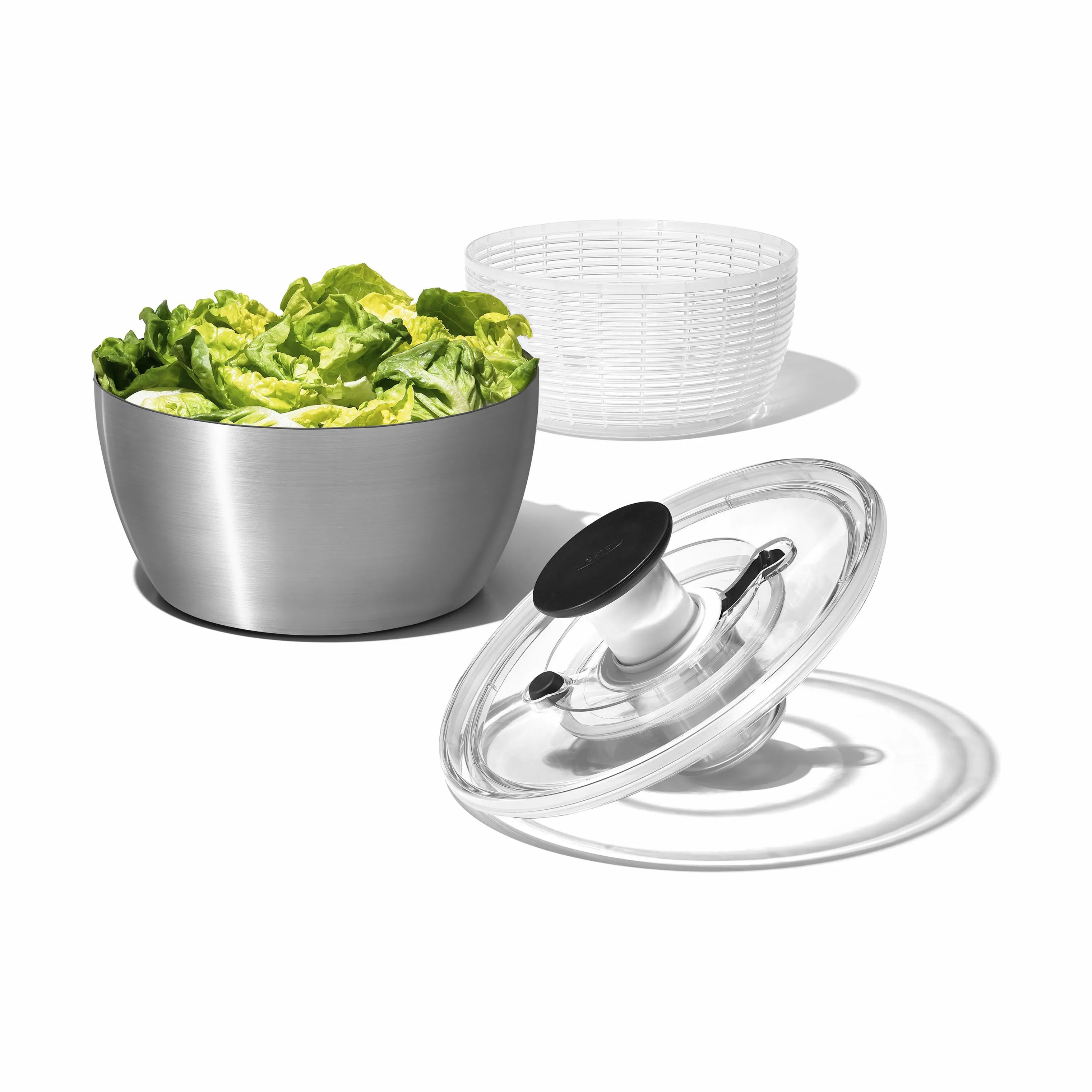 OXO Salatslynger Good Grips Salatslynge i Stål, 15 cm, 7
