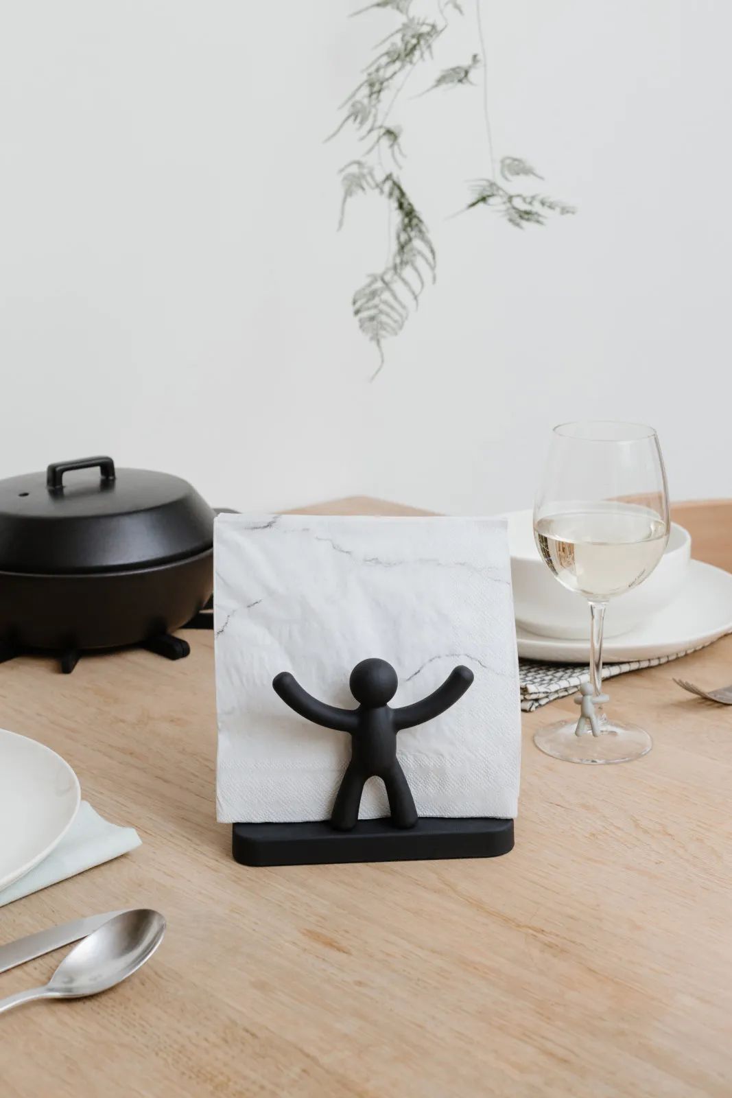 Umbra Servietringe og -holdere Buddy Servietholder i Sort, 2
