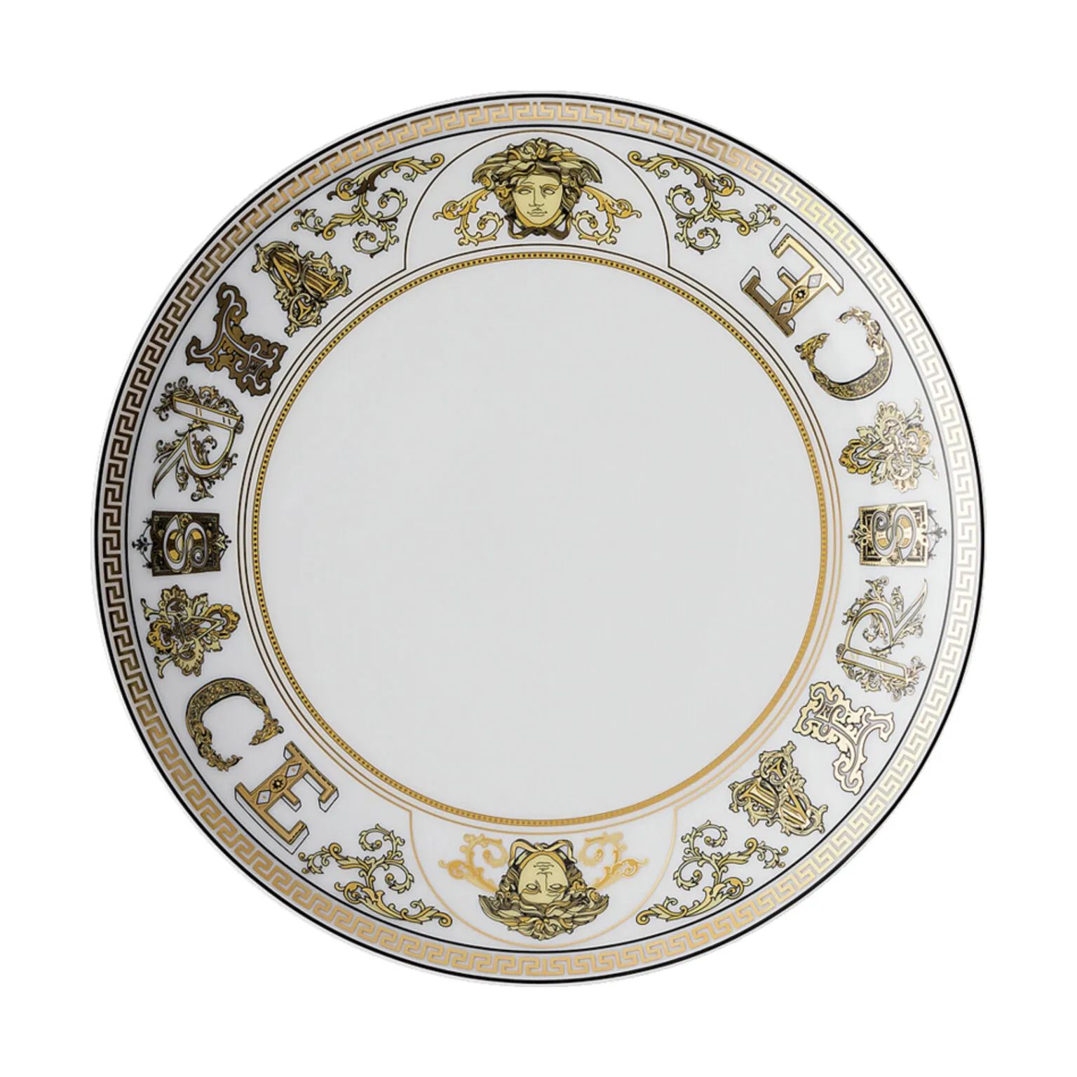 Versace Frokosttallerkener Virtus Frokosttallerken i Hvid, 1