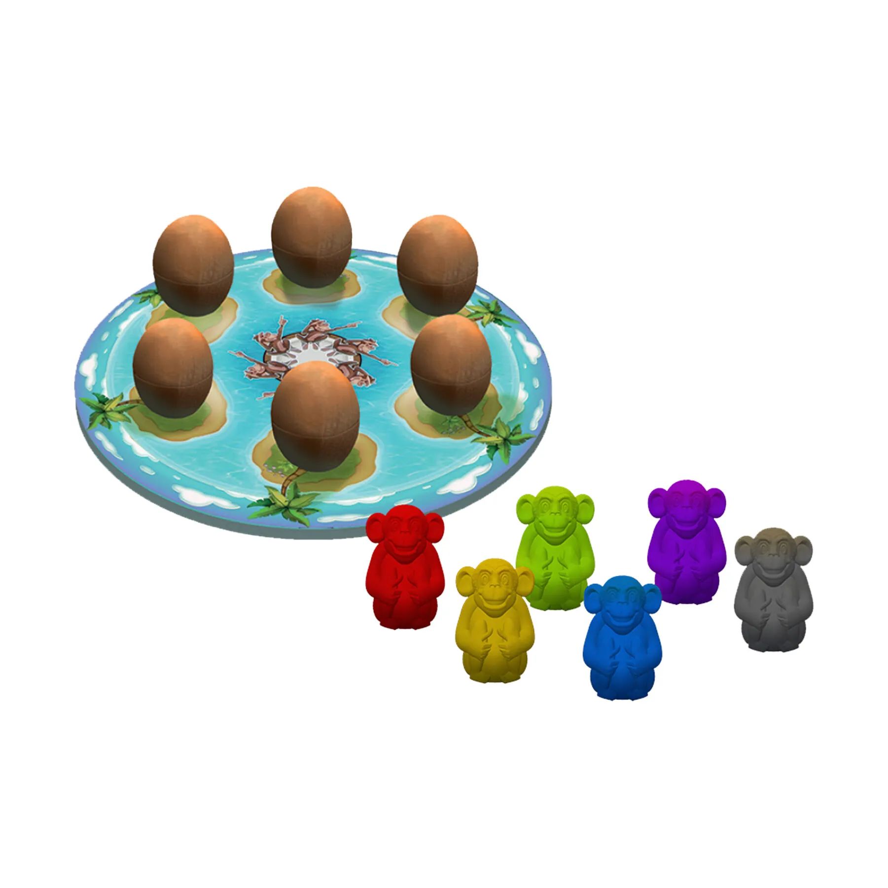 Spilbræt Spil Brætspil - Coco Crazy i Multifarvet, 3