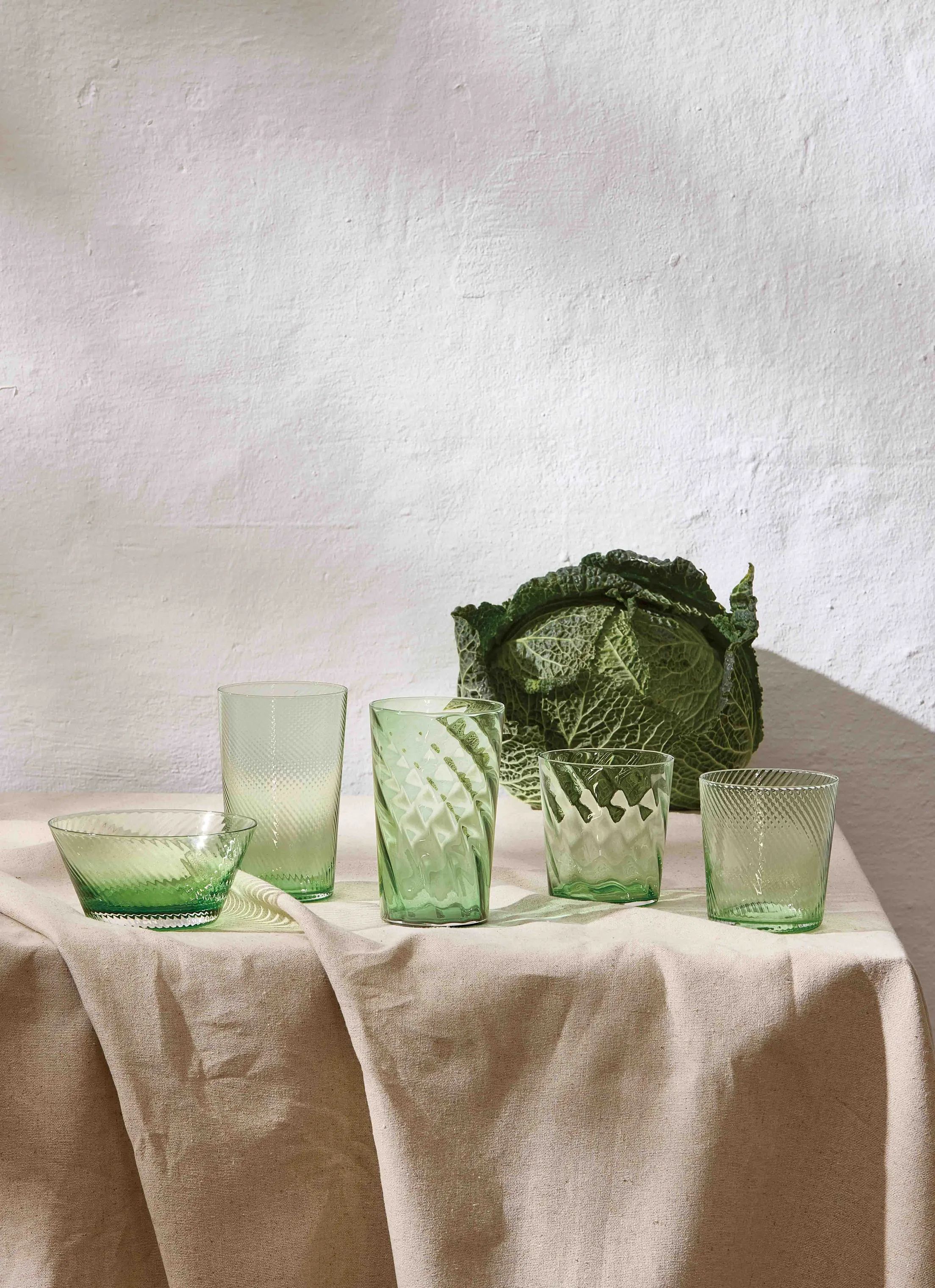 RAW by Aida Highball glas Unique Highball Glas i Green, 2