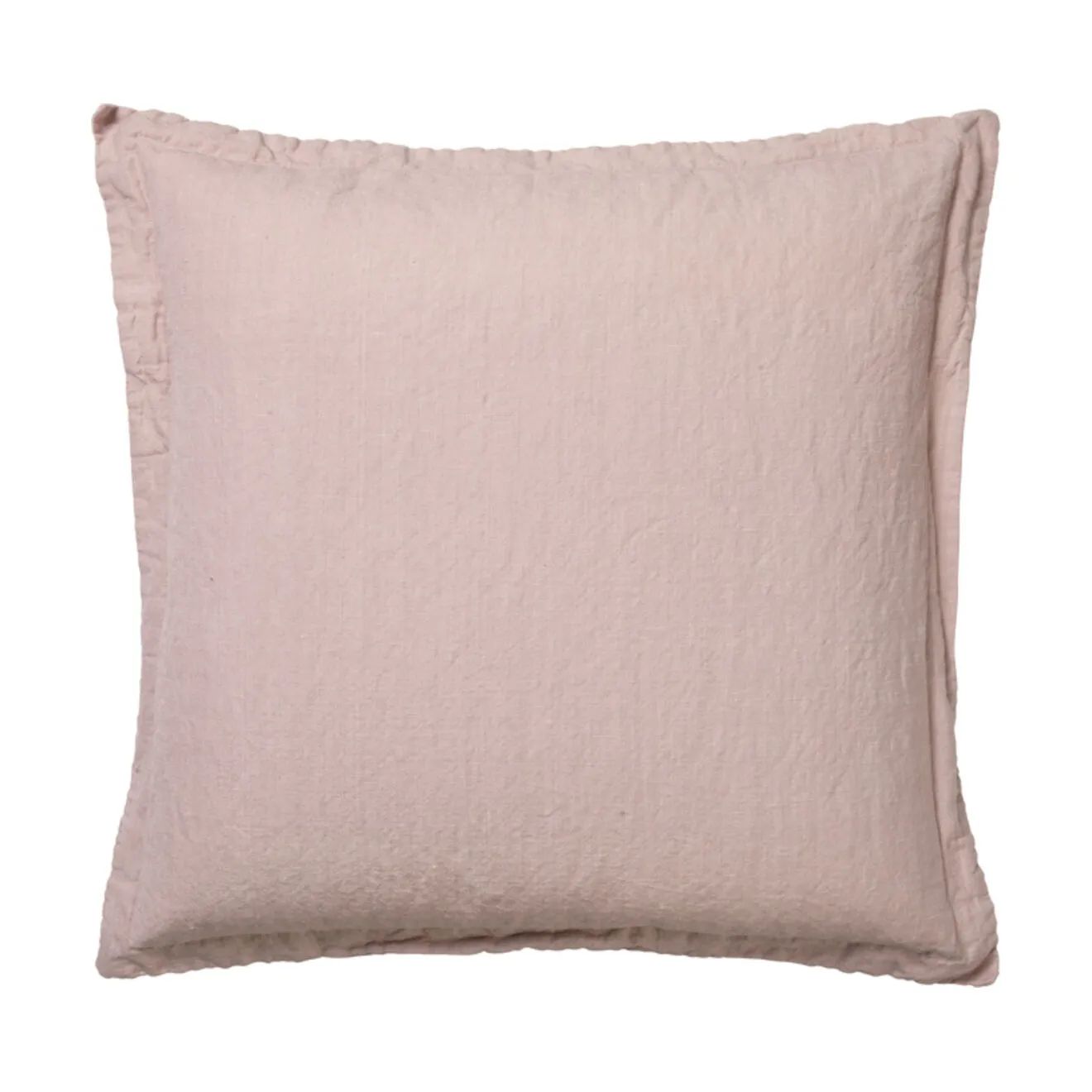 Broste Copenhagen Pyntepudebetræk Linn Pudebetræk i Mauve Pink, B50 x L50 cm, 1