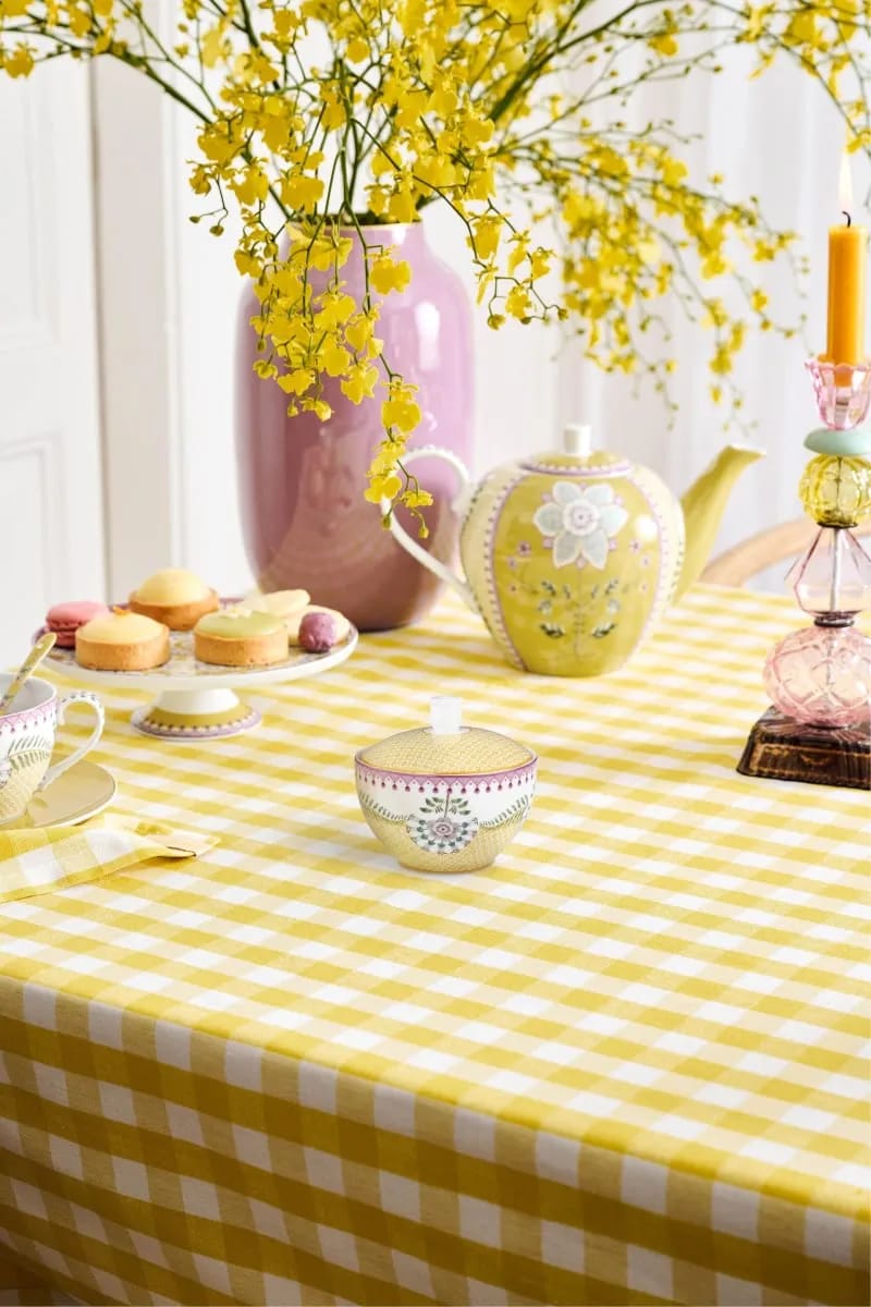 PIP Studio Skåle Lily & Lotus Sukkerskål i Yellow, 2