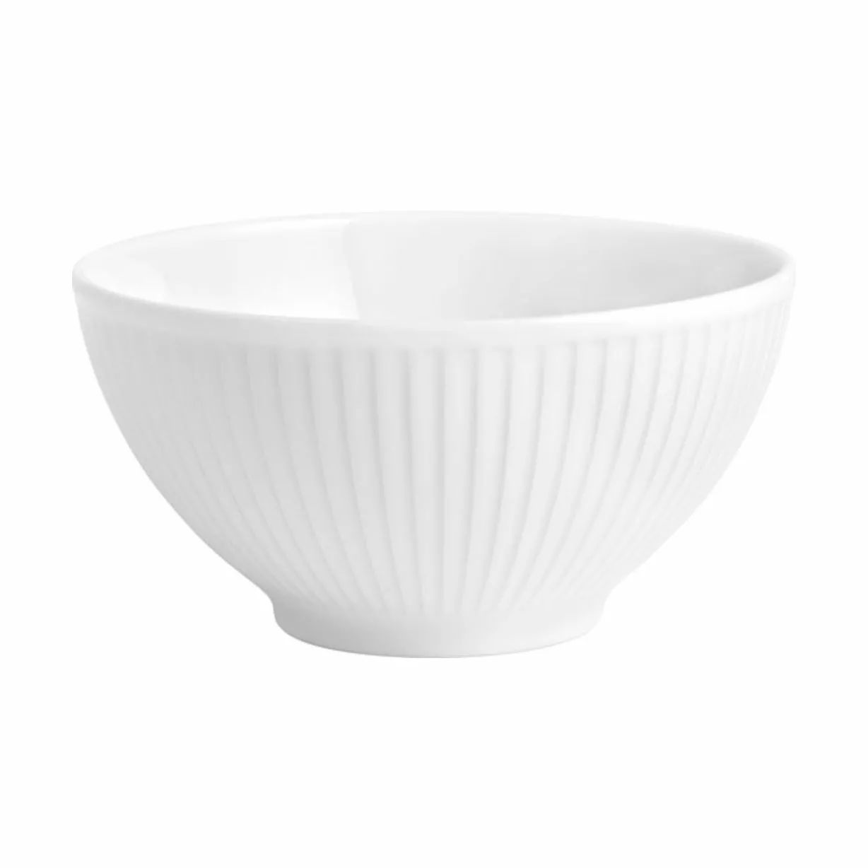 Pillivuyt Serveringsskåle Plissé Skål i Hvid, 14 cm, 1