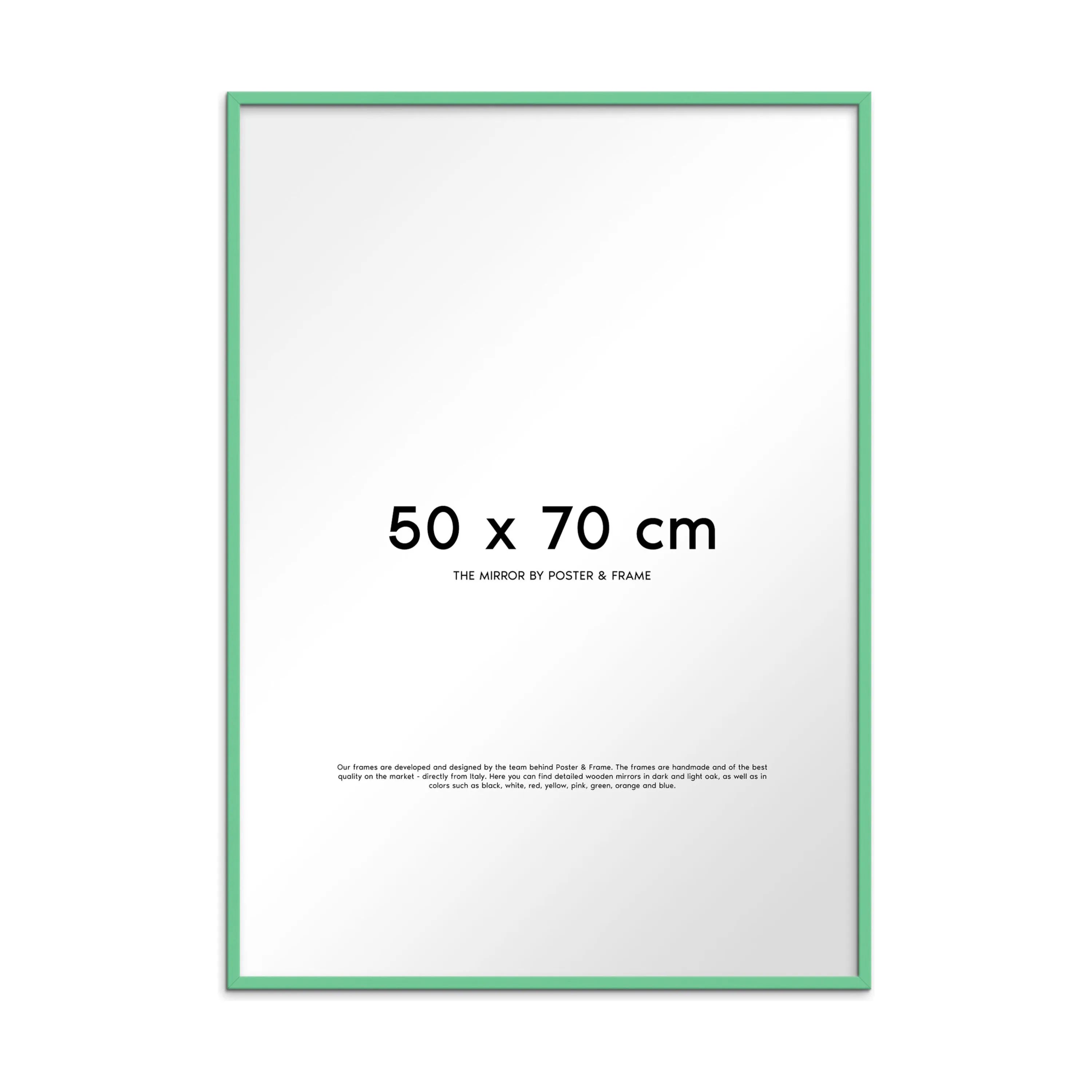 Poster&Frame Spejle Spejl i Mint, B50 x L70 cm, 1