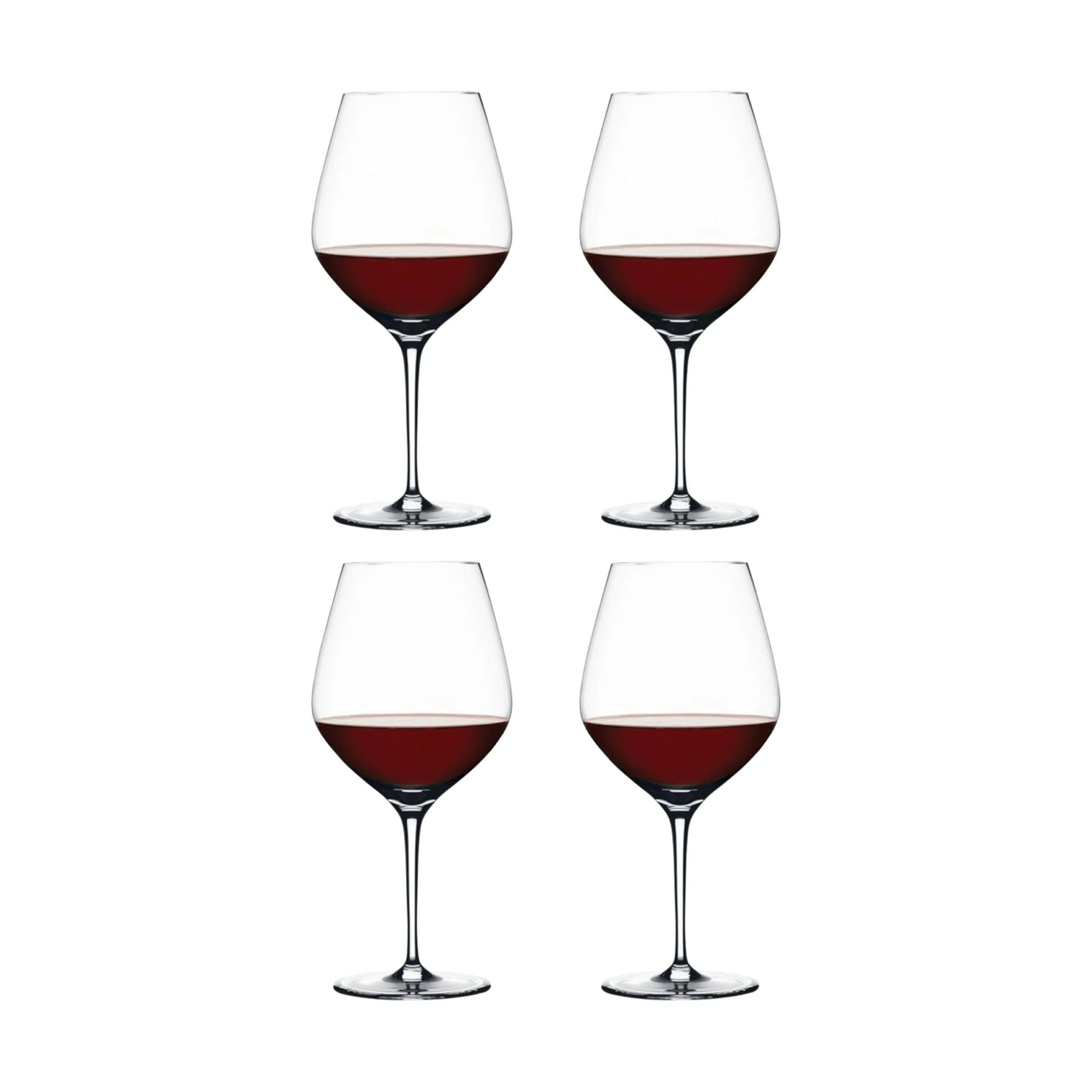 Spiegelau Rødvinsglas Authentis Bourgogneglas - 4 stk. i Klar, 75 cl, 1