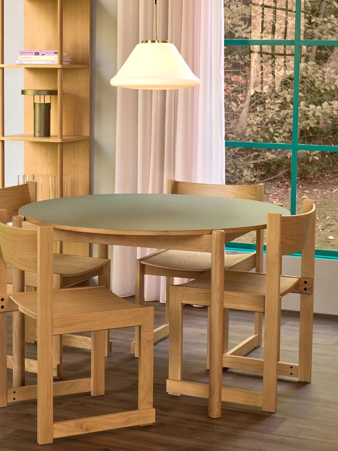 Hübsch Spisebordsstole Forma Spisestol i Natur, 2