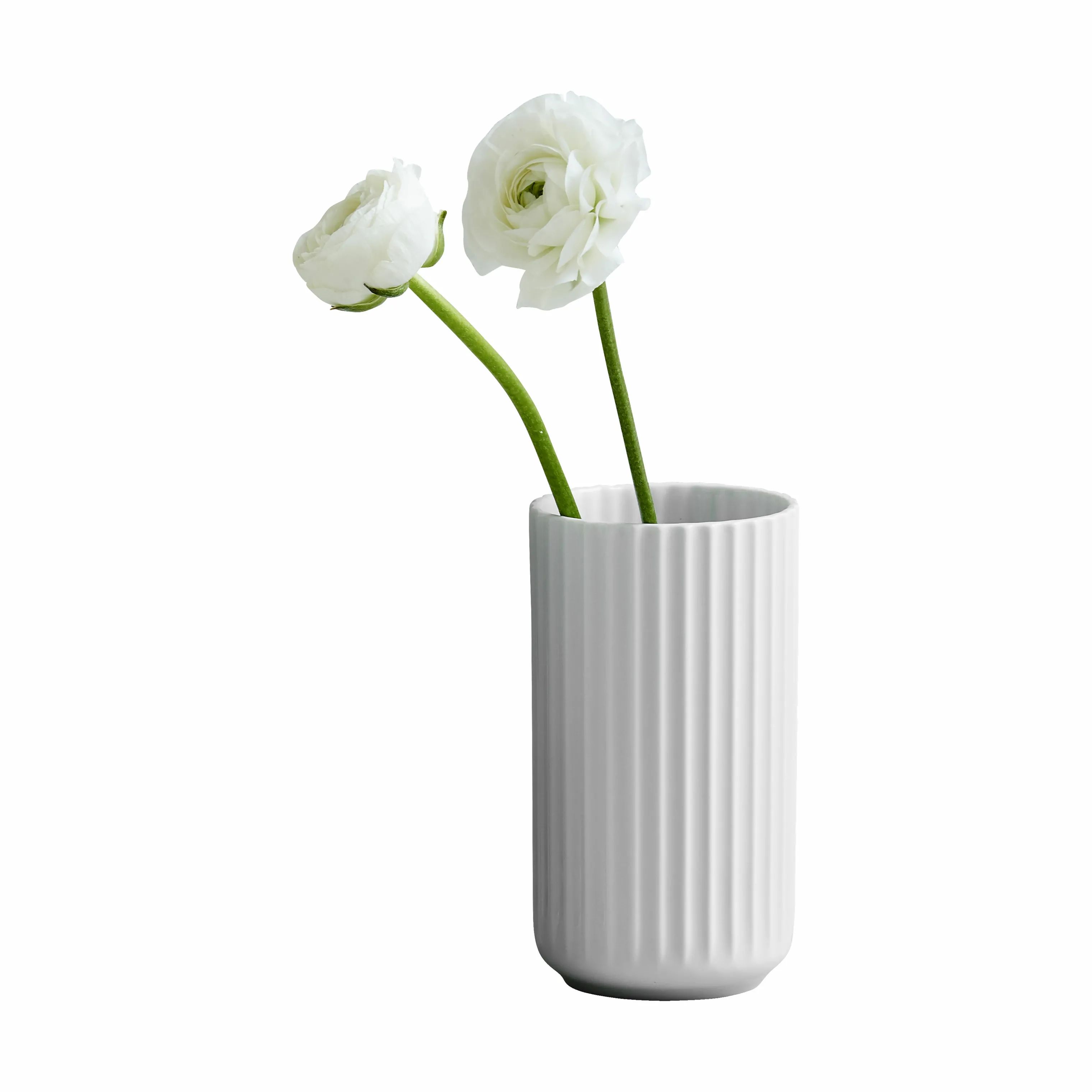 Lyngby Porcelæn Vaser Klassisk Lyngby Vase i Hvid, 15,5 cm, 2