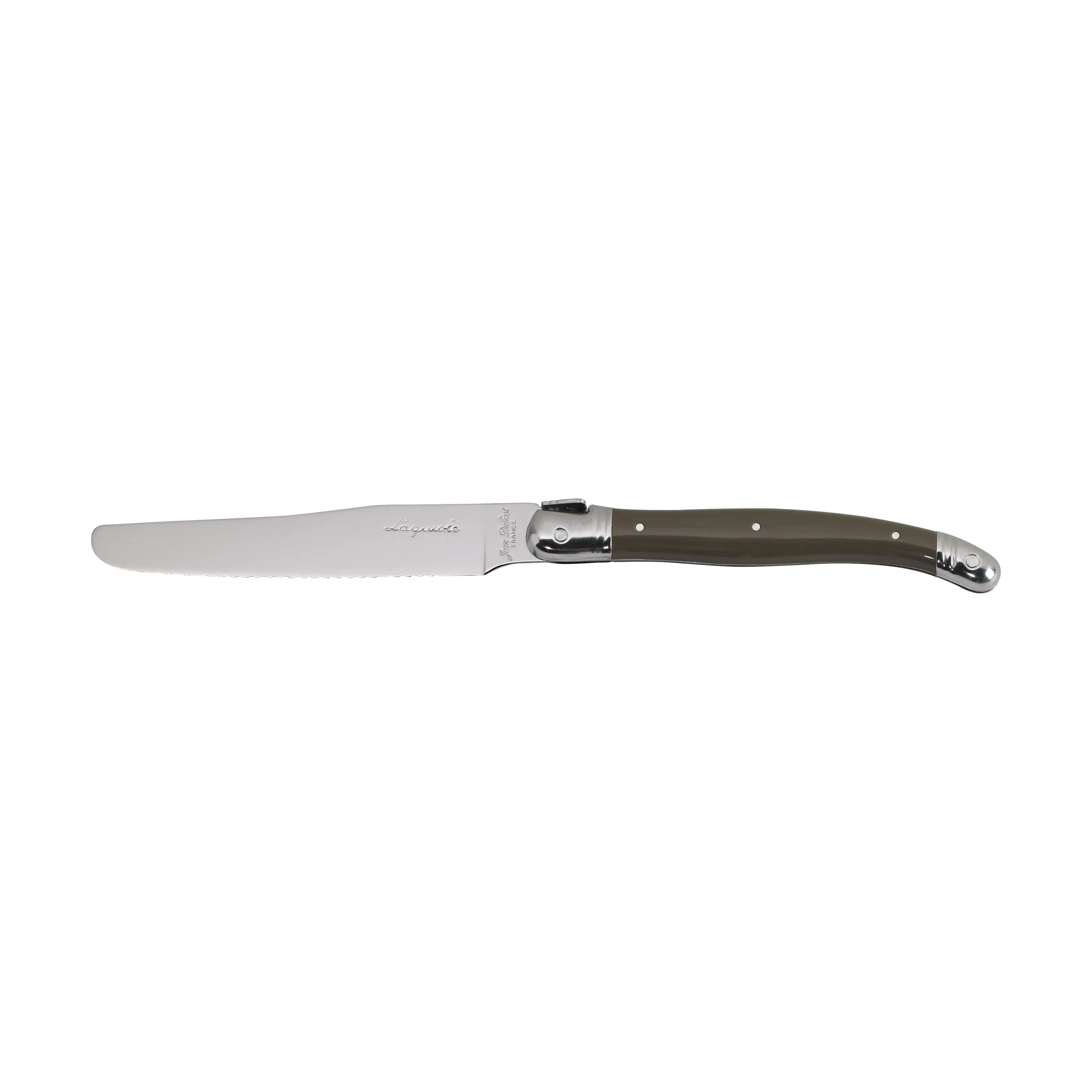 Jean Dubost Bordknive Laguiole Kniv i Mørkebrun, 23,5 cm, 1