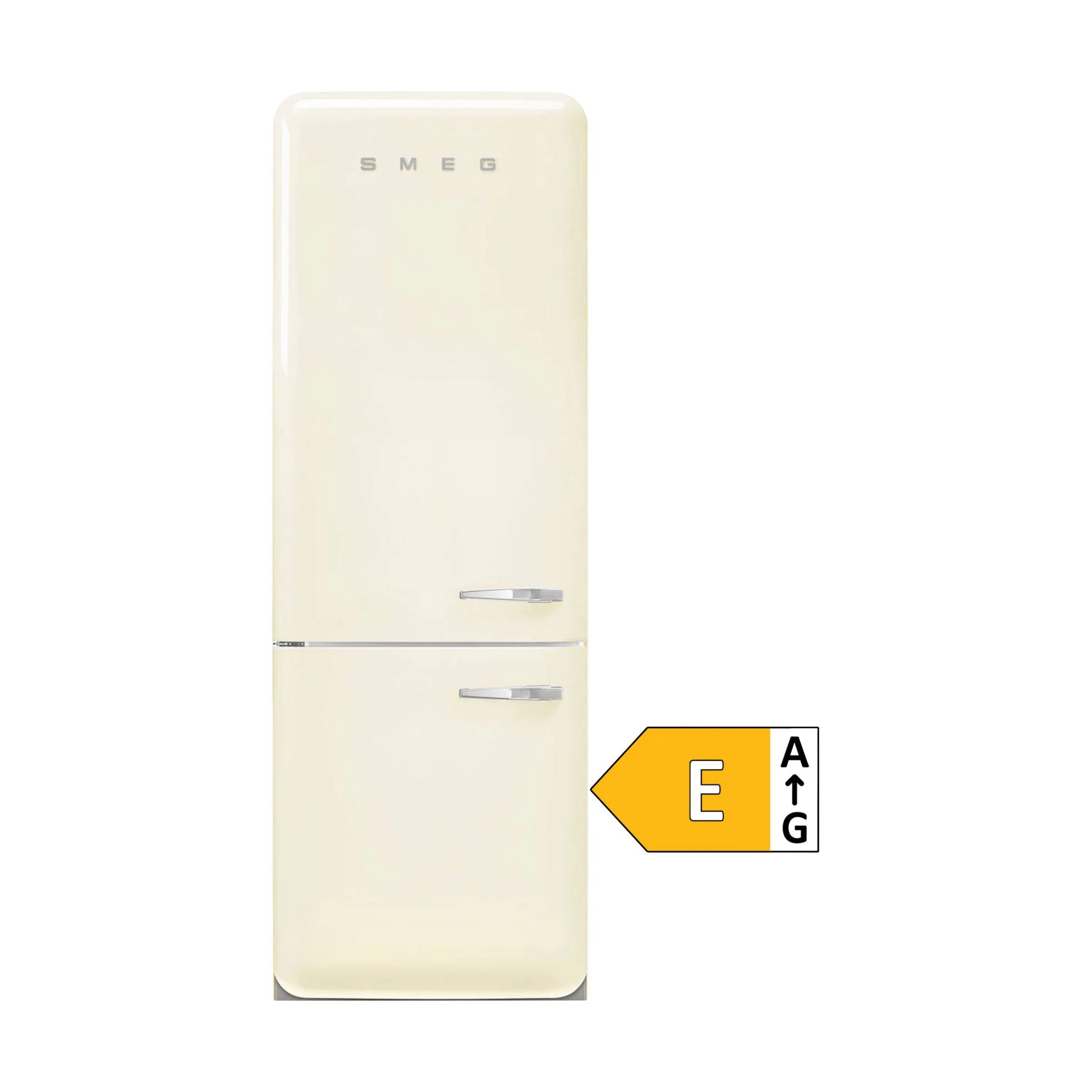 Smeg Køleskabe 50's Style Kølefryseskab i Creme, 1