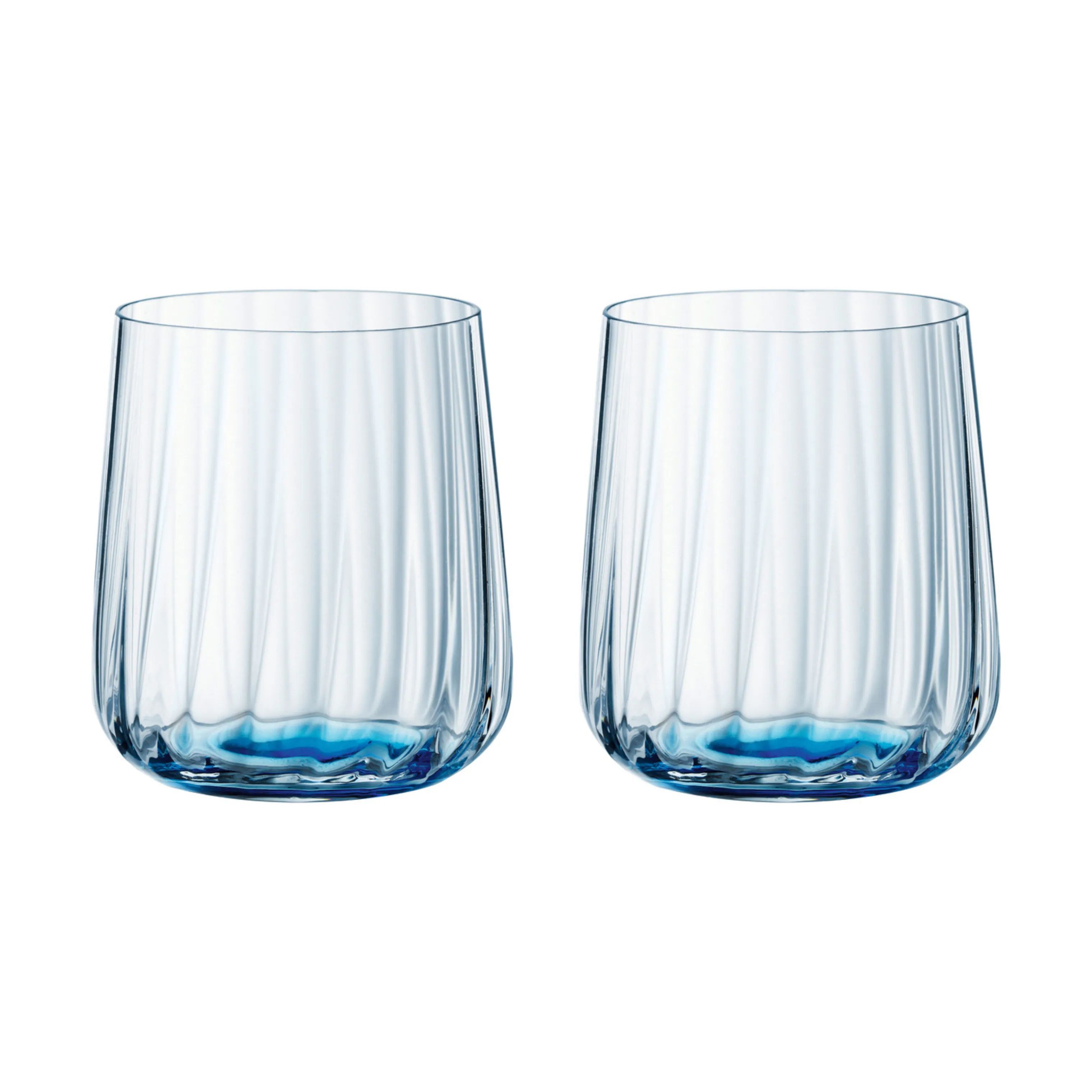 Spiegelau Vandglas Lifestyle Colour Tumblerglas - 2 stk. i klar og blå, 1