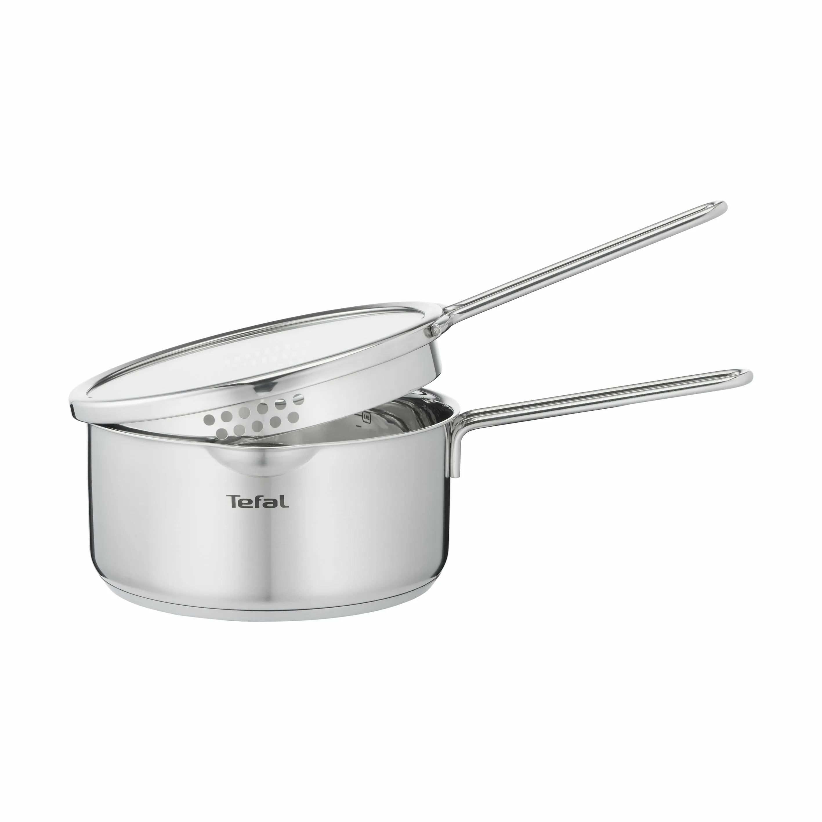 Tefal Grydesæt Nordica Grydesæt m. glaslåg - 6 dele i Stål, 3