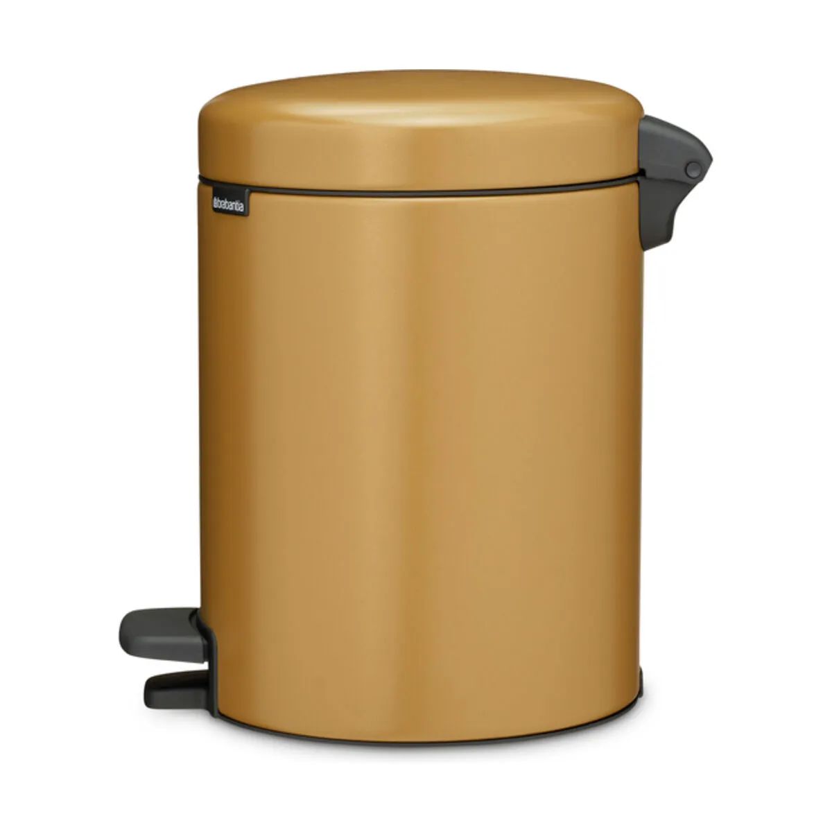 Brabantia Toiletspande NewIcon Pedalspand i Warm Gold, 5 L, 1