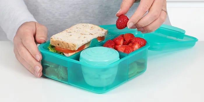 Sistema Madkasser Bento Madkasse i Grøn, 1.25 L, 3