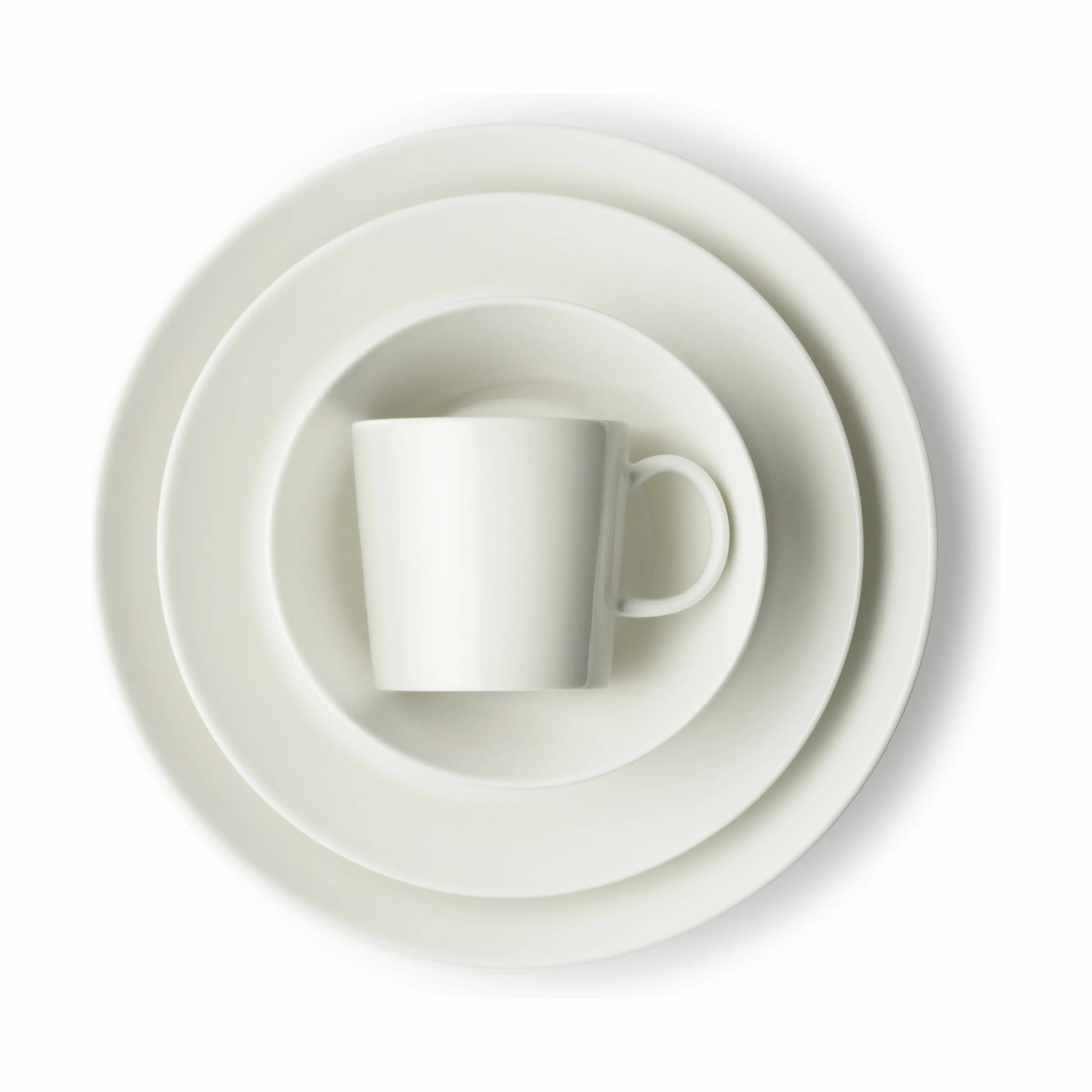 Iittala Frokosttallerkener Teema Tallerken i Hvid, 17 cm, 4