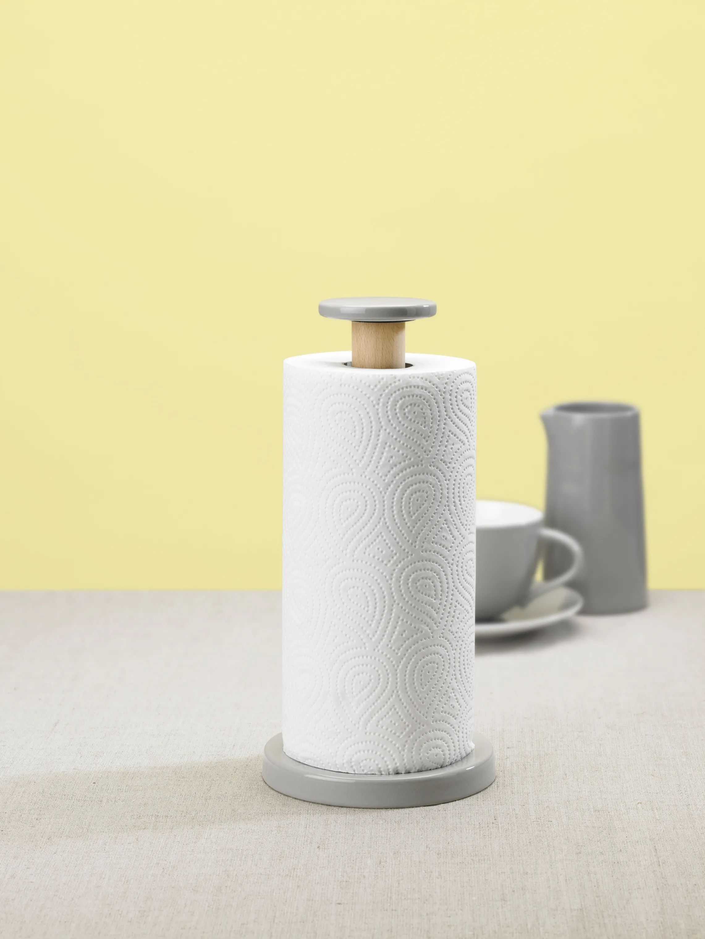 Stelton Køkkenrulleholdere Emma Køkkenrulleholder i grå, 2
